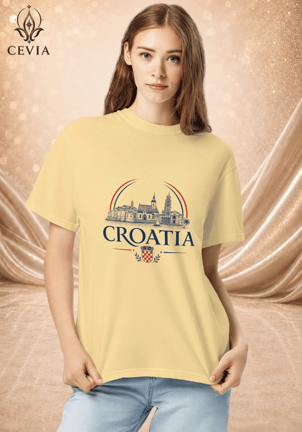 The Croatia Supporter Graphic Tee - CEVIA