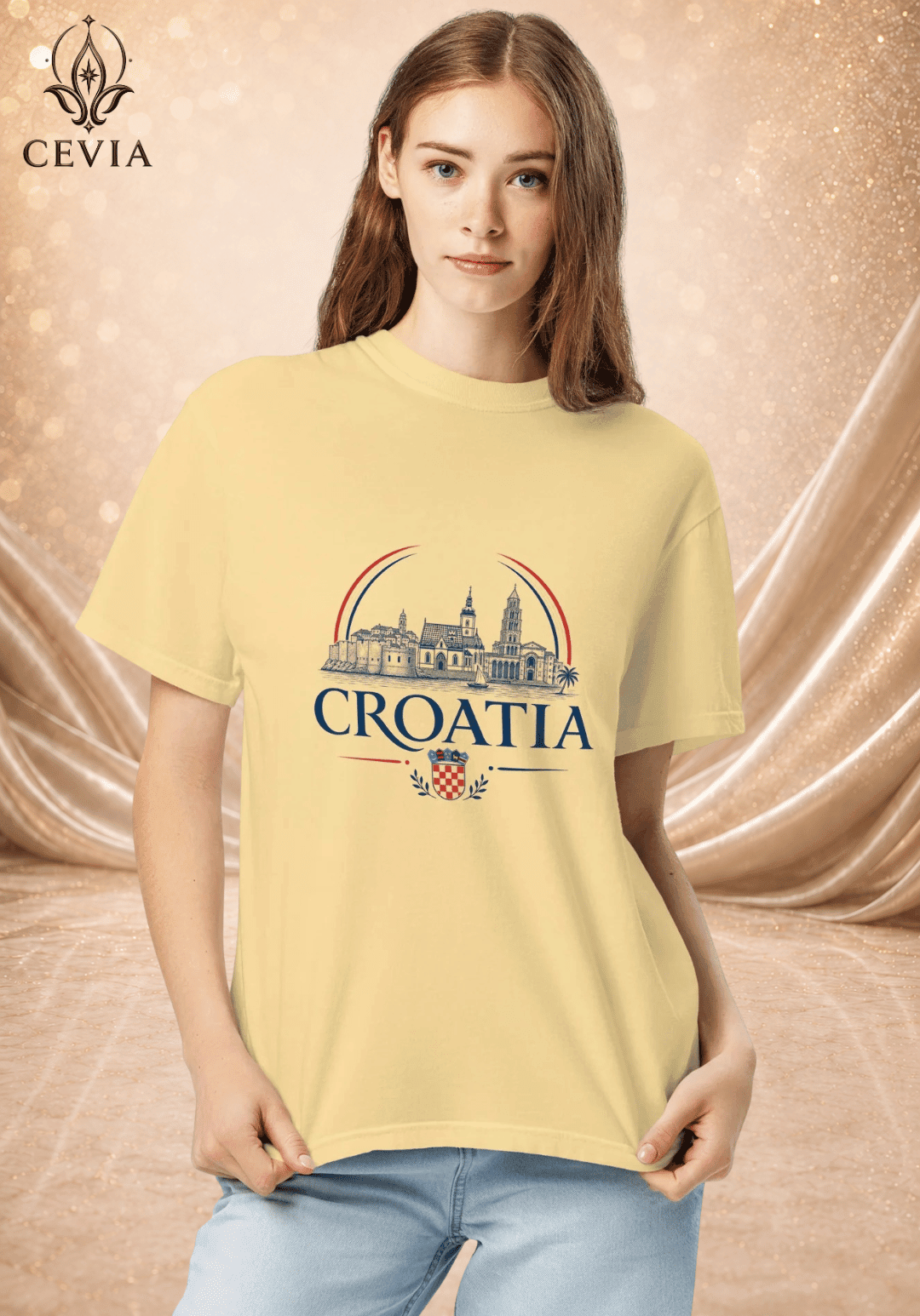 The Croatia Supporter Graphic Tee - CEVIA