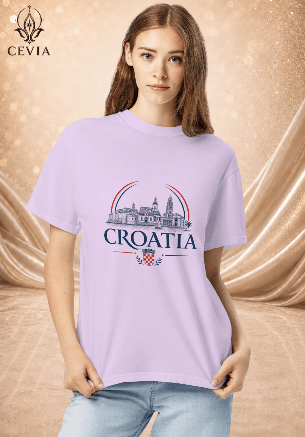 The Croatia Supporter Graphic Tee - CEVIA