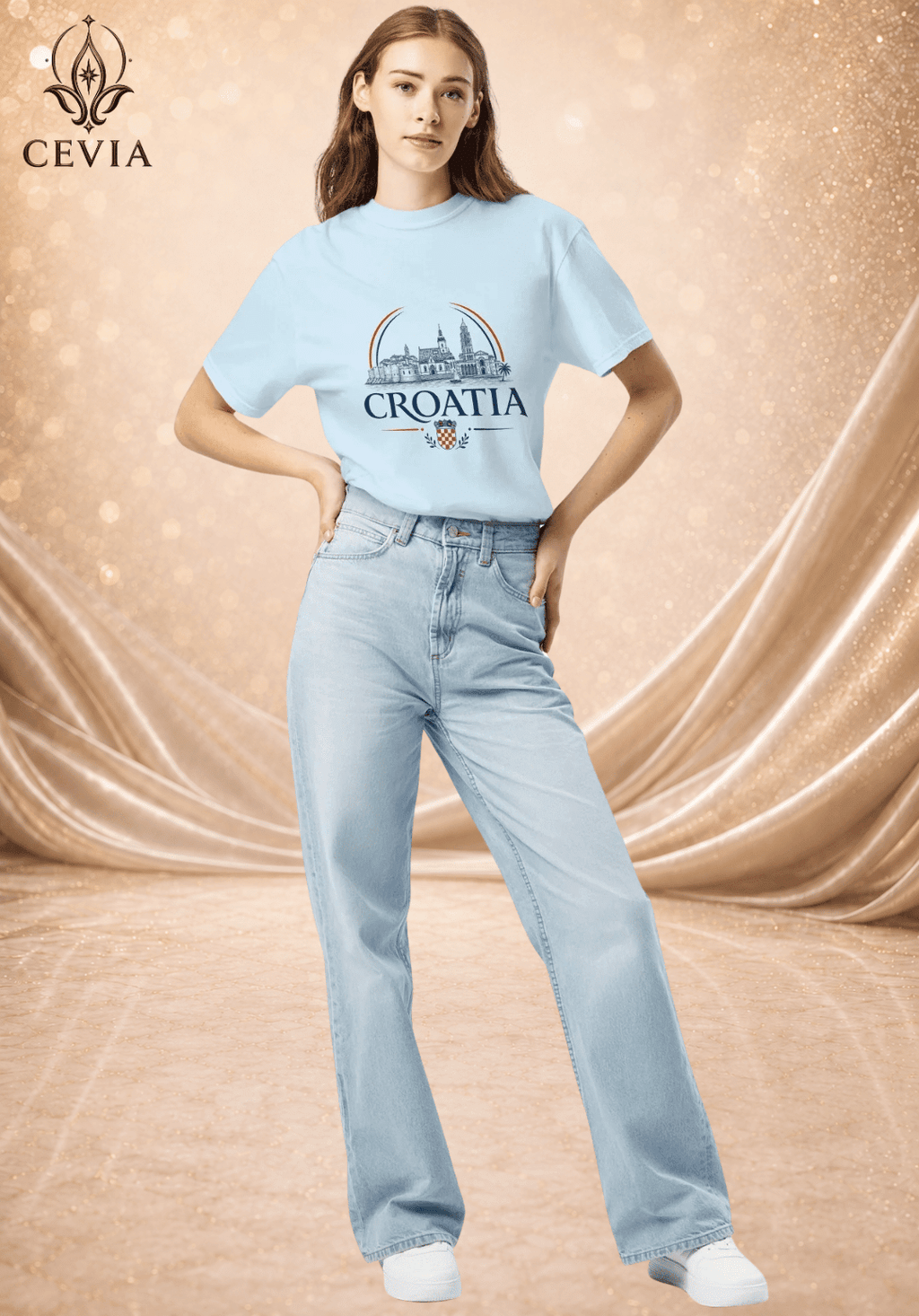 The Croatia Supporter Graphic Tee - CEVIA