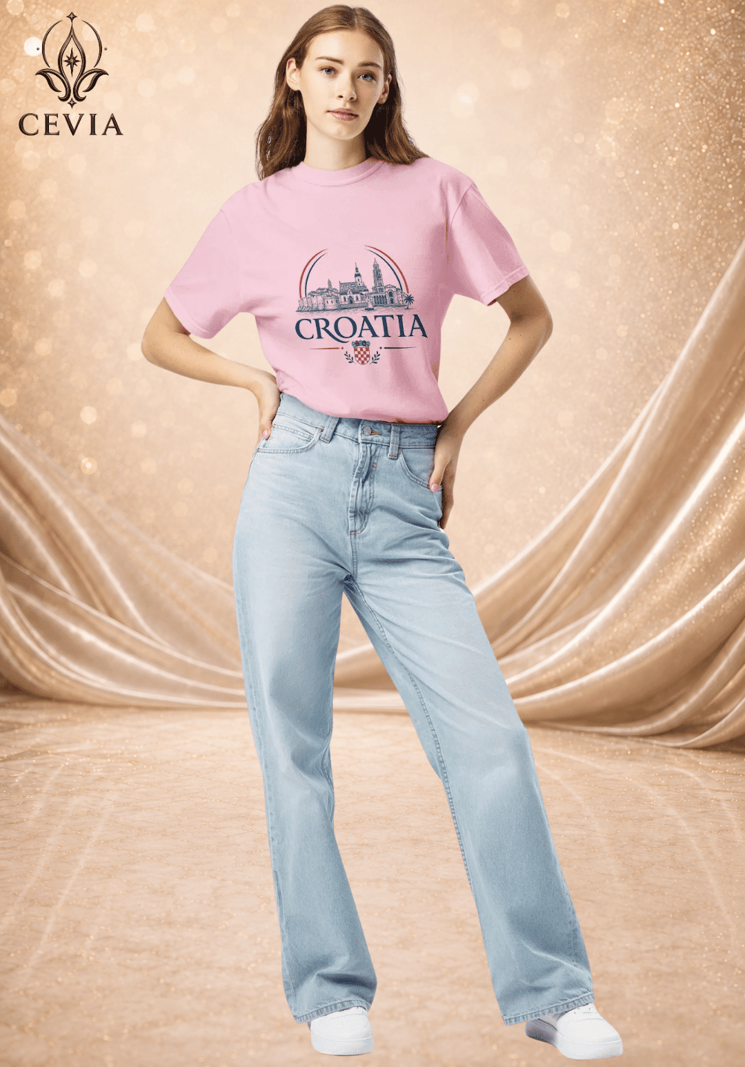 The Croatia Supporter Graphic Tee - CEVIA