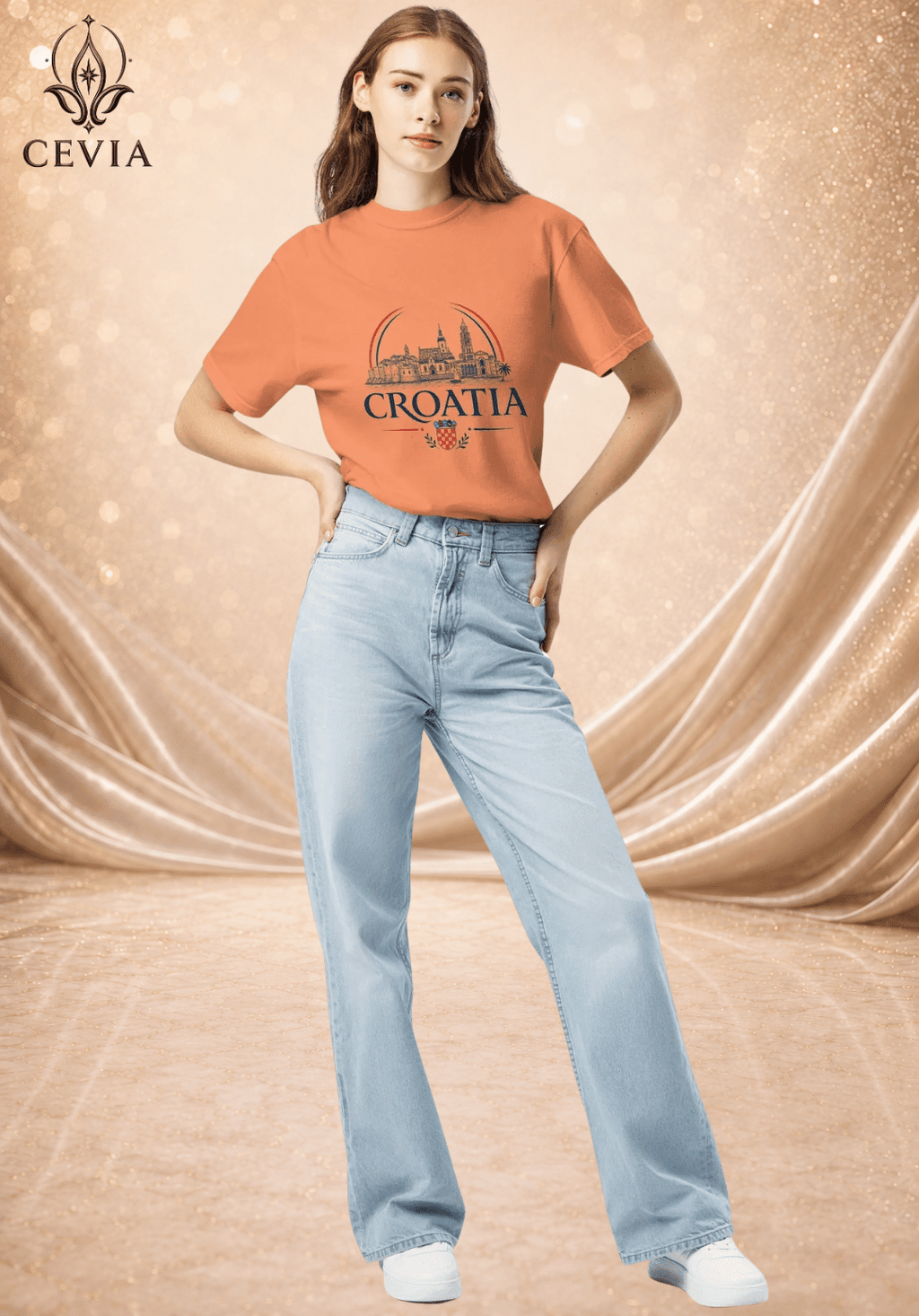 The Croatia Supporter Graphic Tee - CEVIA