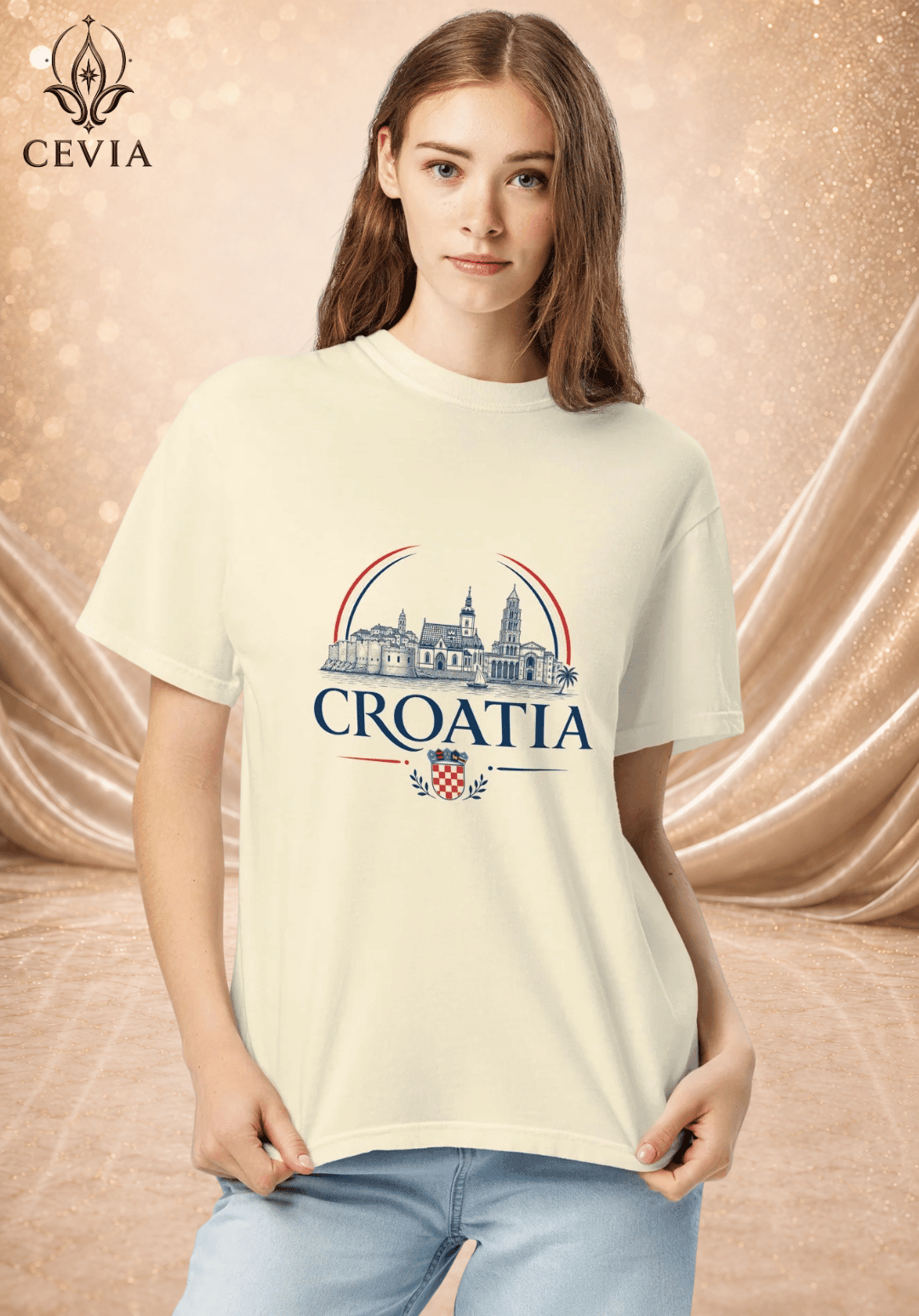 The Croatia Supporter Graphic Tee - CEVIA