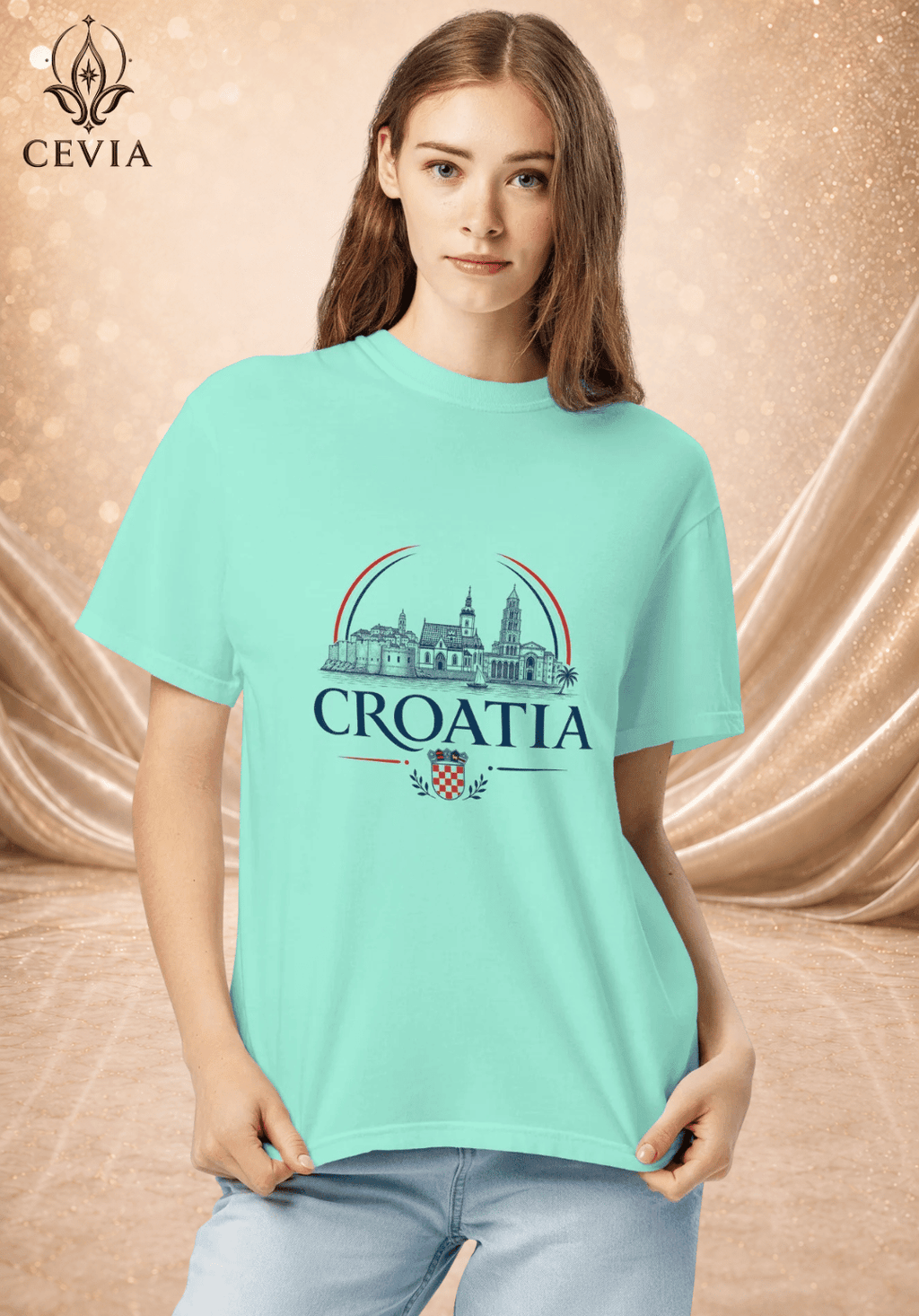 The Croatia Supporter Graphic Tee - CEVIA