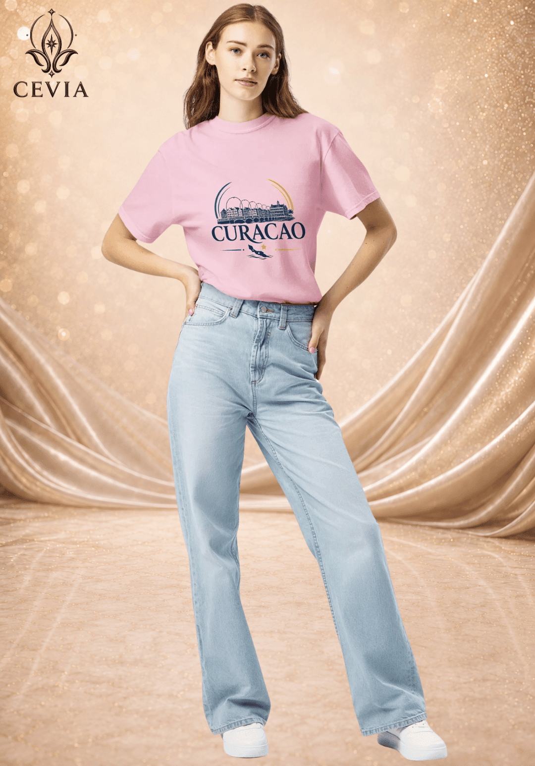The Curacao Supporter Graphic Tee - CEVIA