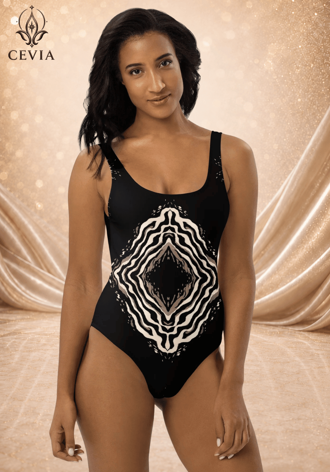 The Desert Echo One-Piece Swimsuit - CEVIA