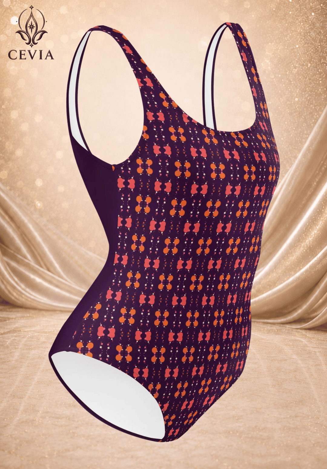 The Ember Mosaic One-Piece Swimsuit - CEVIA