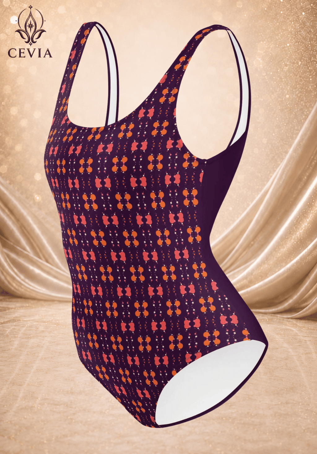 The Ember Mosaic One-Piece Swimsuit - CEVIA