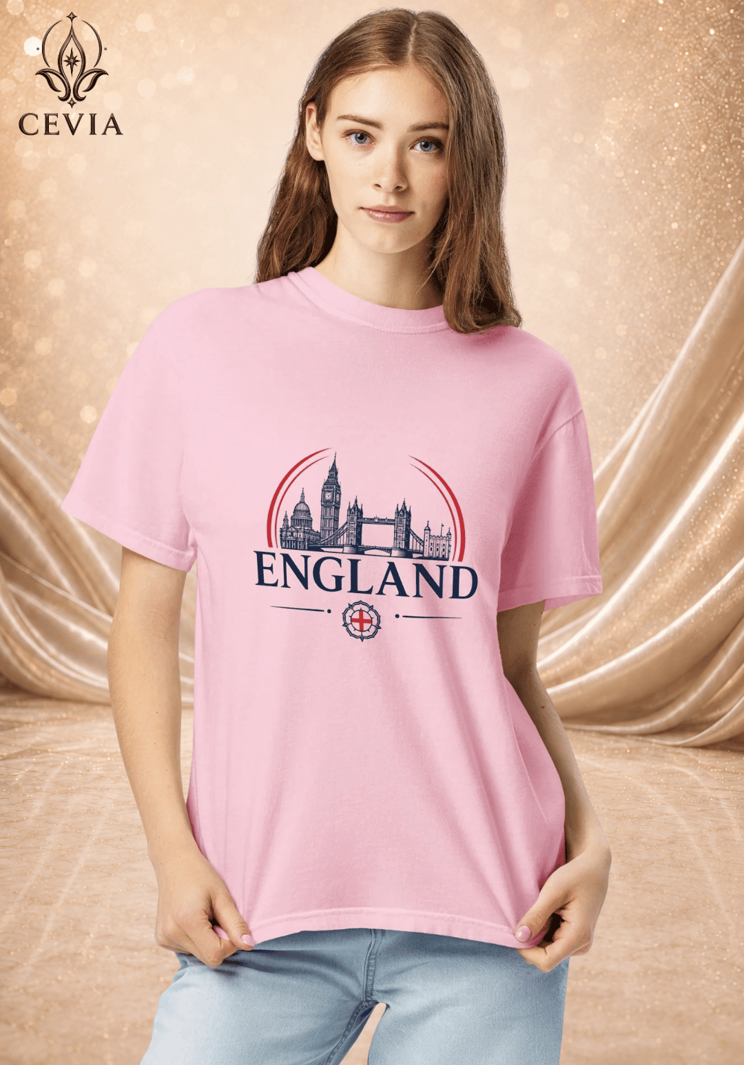 The England Supporter Graphic Tee - CEVIA