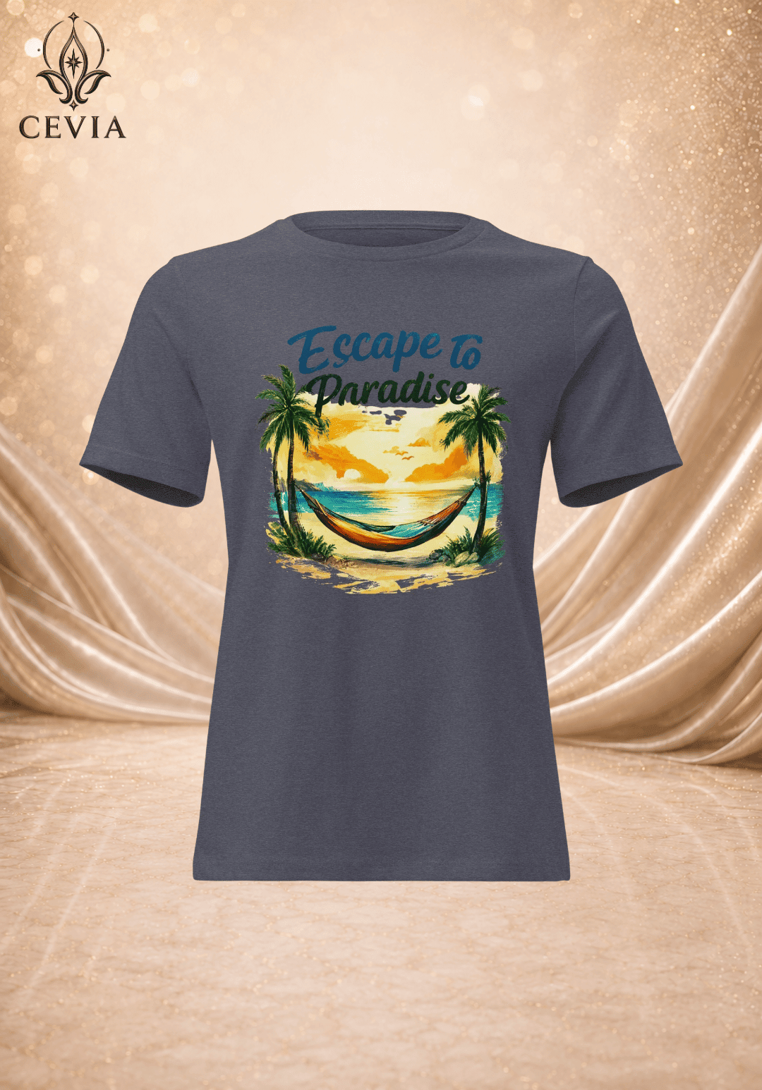 The Escape to Paradise Graphic Tee - CEVIA