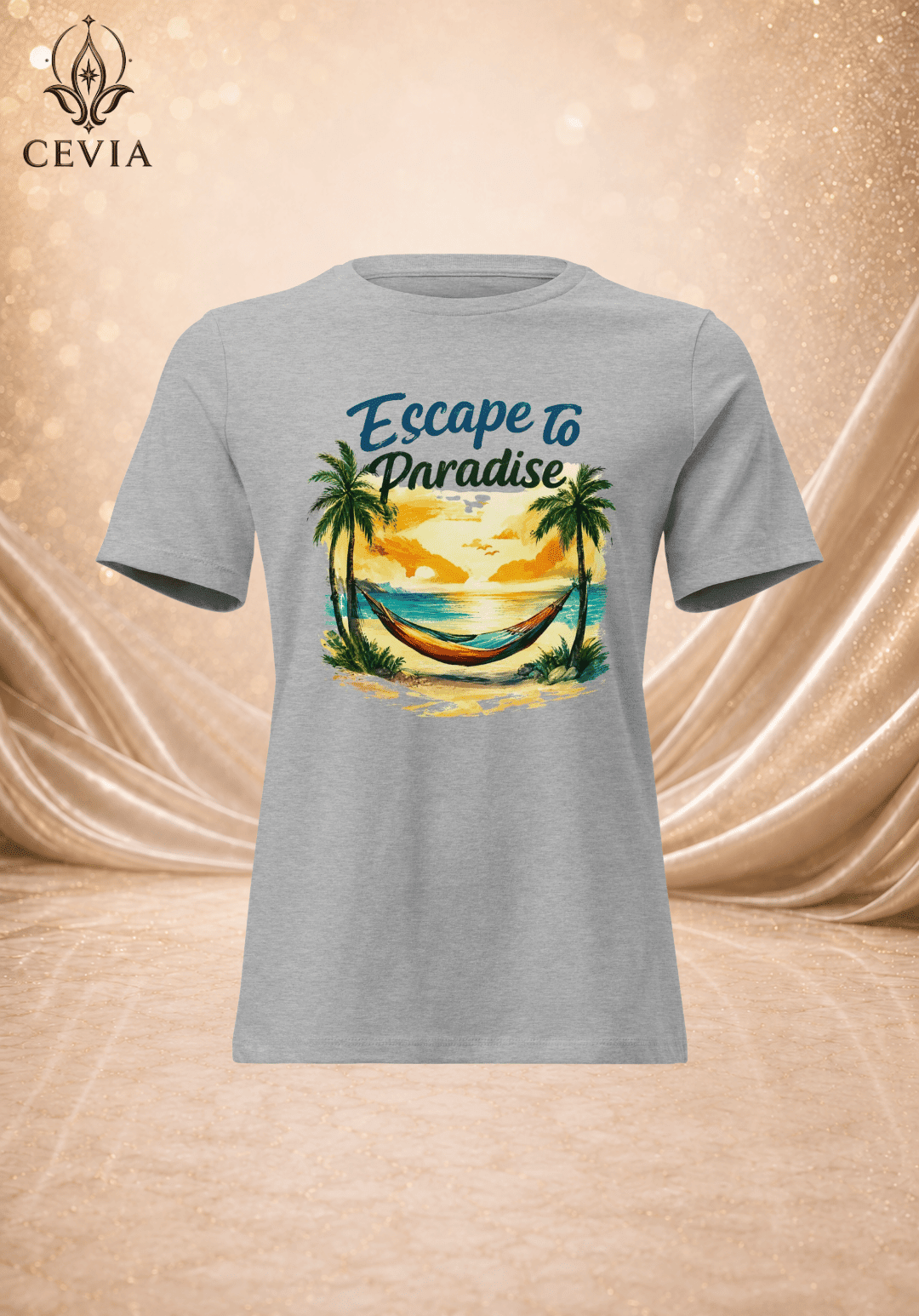 The Escape to Paradise Graphic Tee - CEVIA