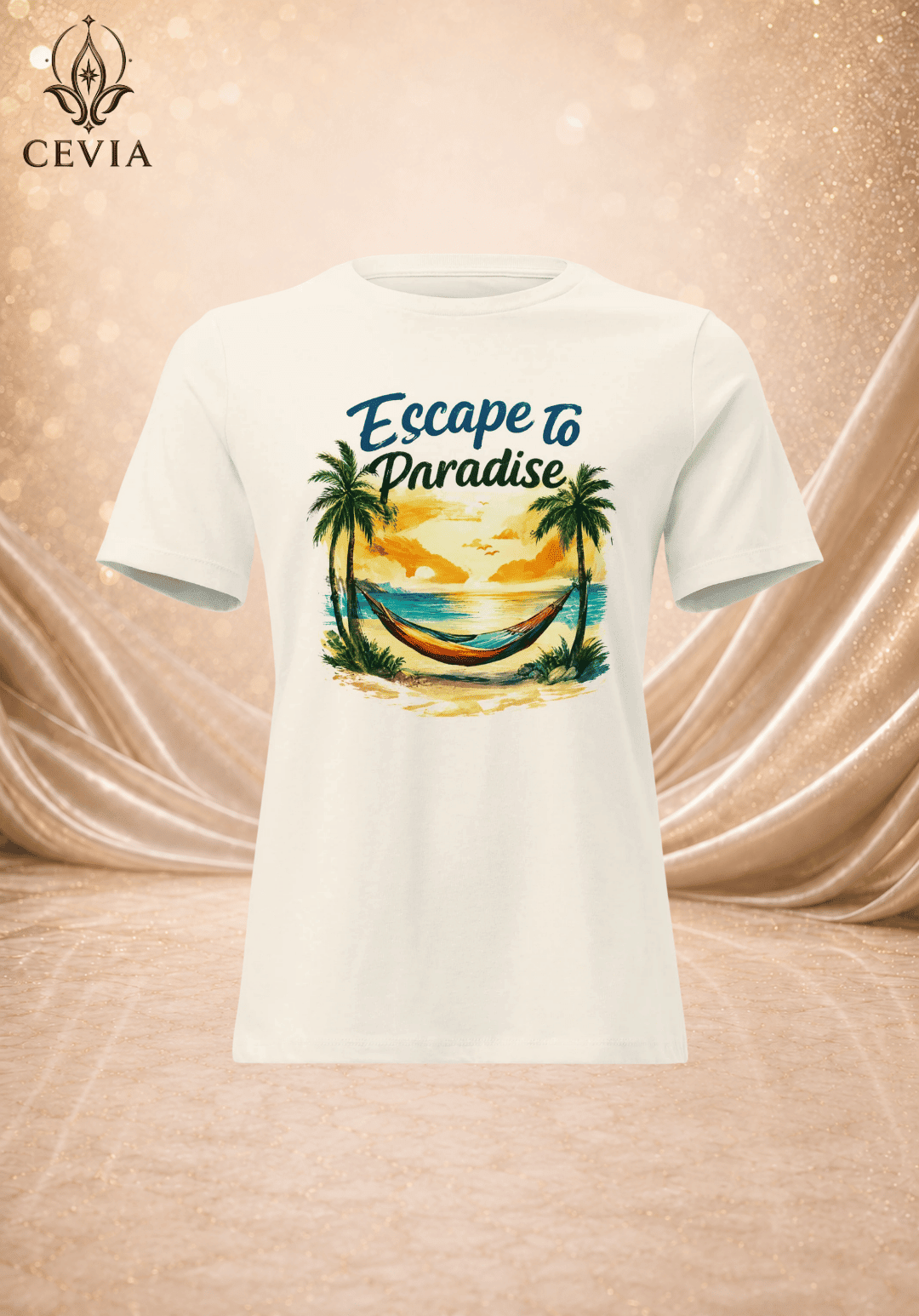 The Escape to Paradise Graphic Tee - CEVIA