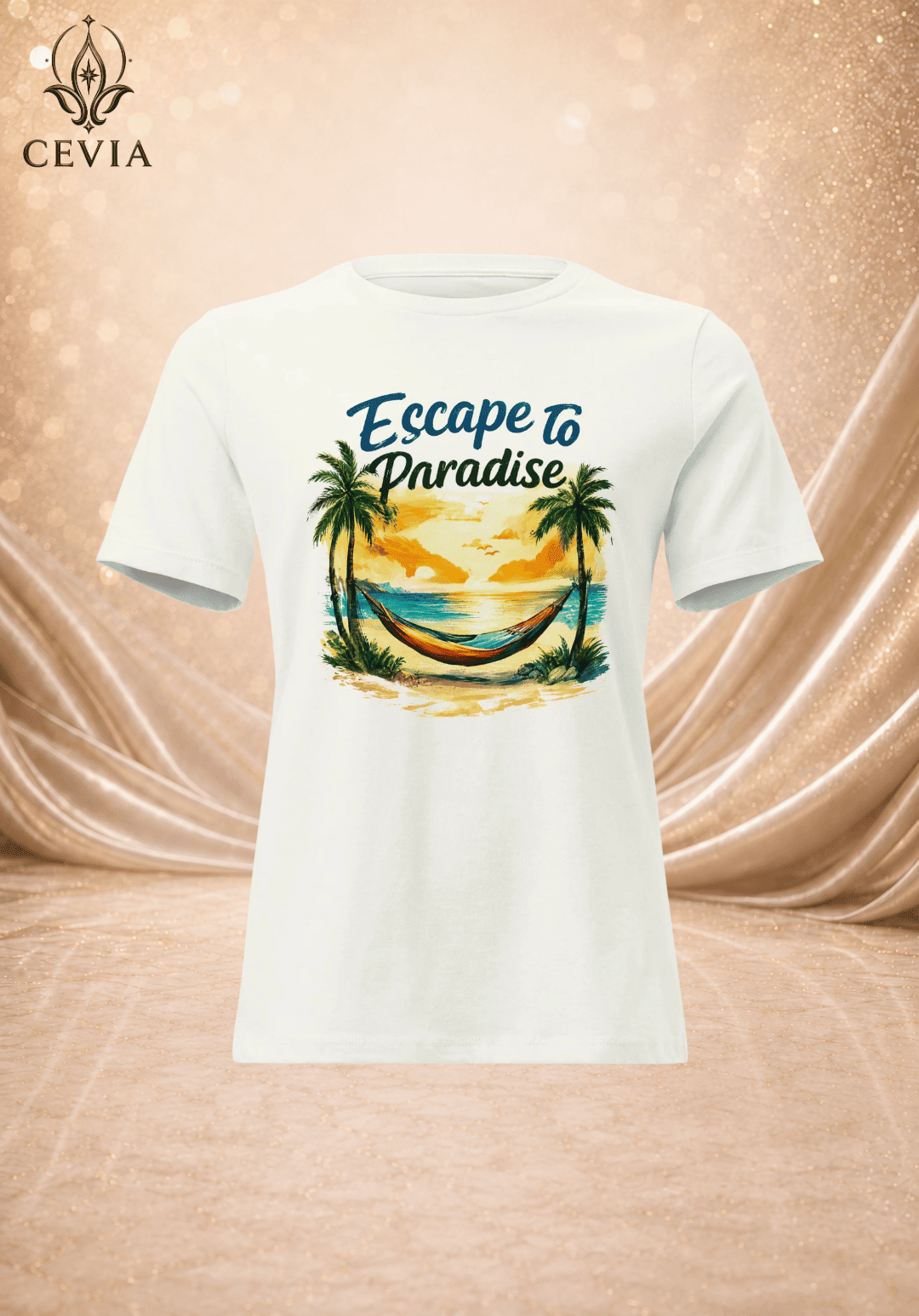 The Escape to Paradise Graphic Tee - CEVIA
