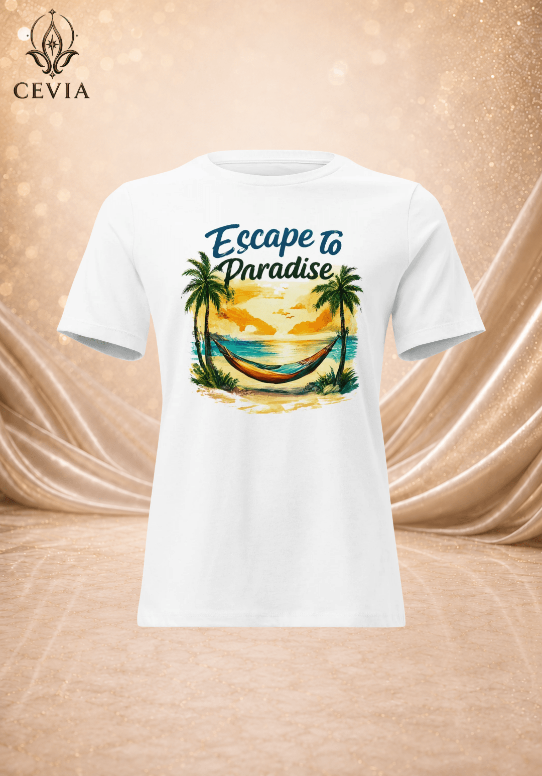 The Escape to Paradise Graphic Tee - CEVIA