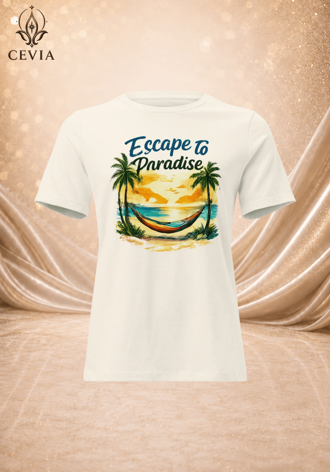 The Escape to Paradise Graphic Tee - CEVIA