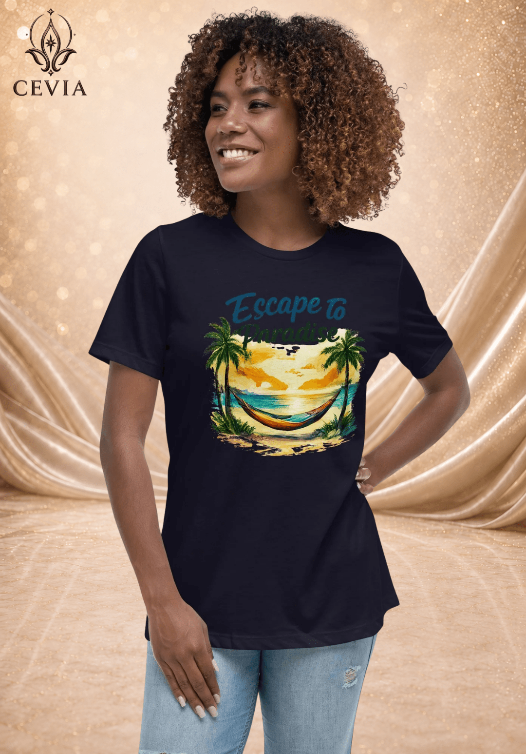 The Escape to Paradise Graphic Tee - CEVIA