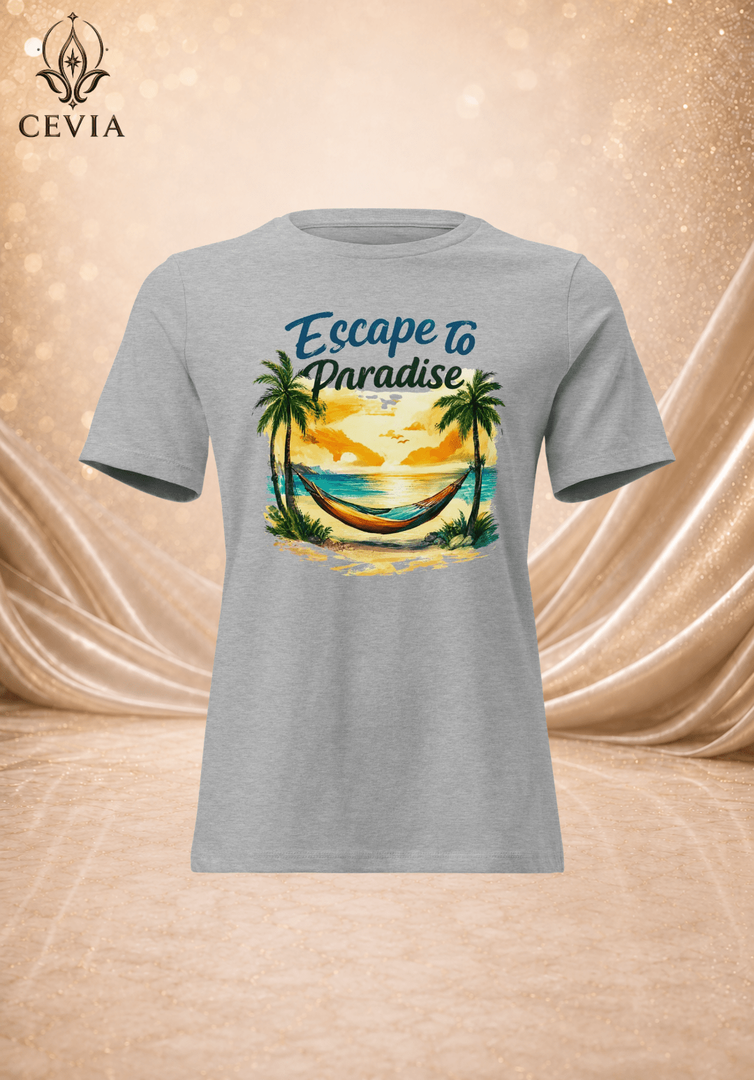 The Escape to Paradise Graphic Tee - CEVIA