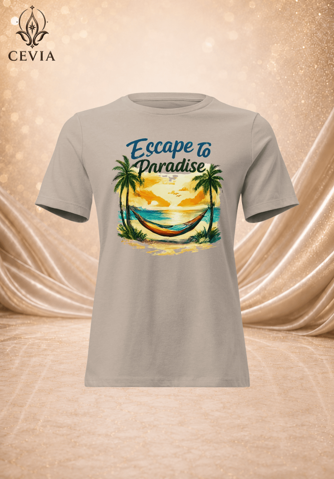 The Escape to Paradise Graphic Tee - CEVIA