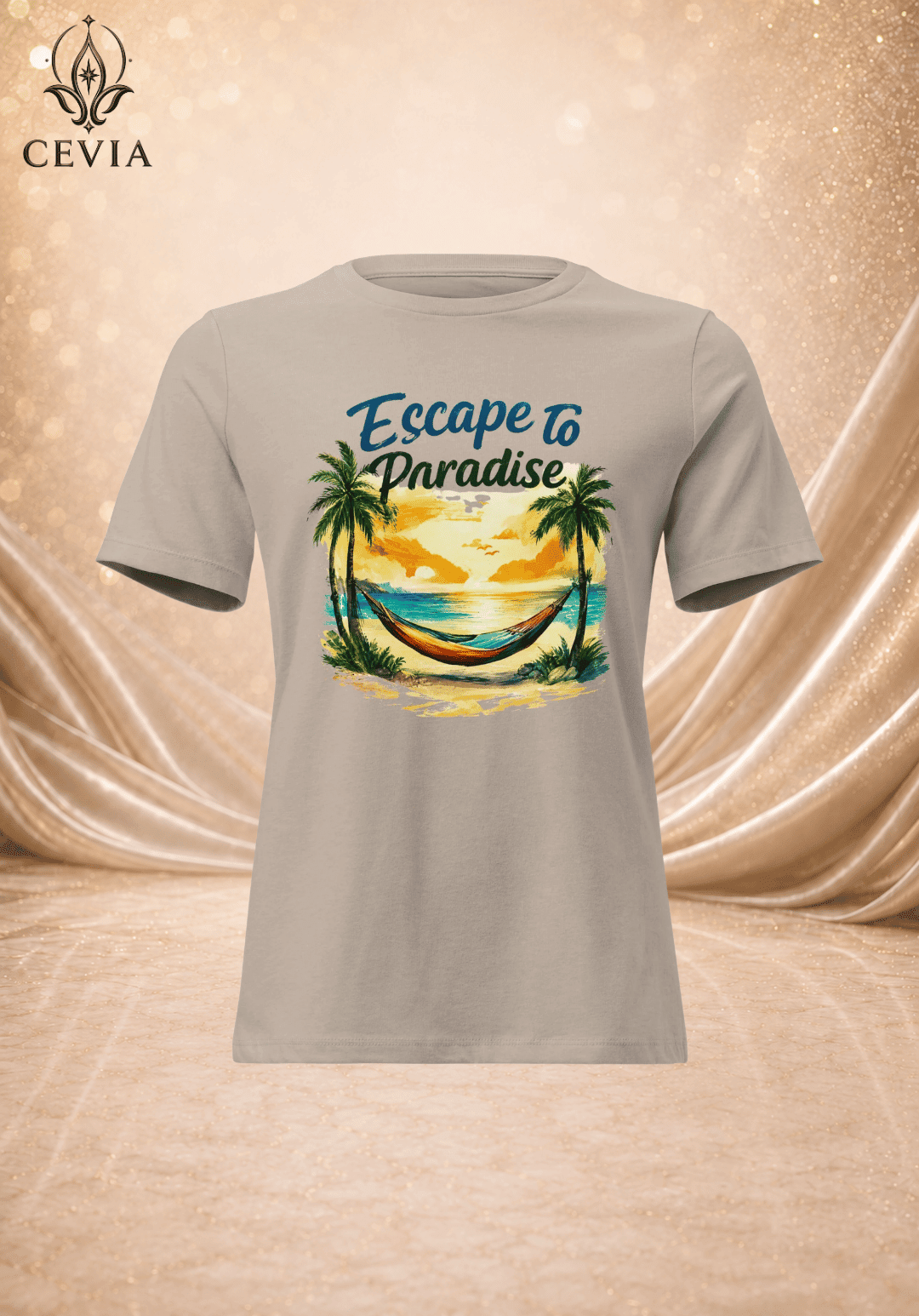 The Escape to Paradise Graphic Tee - CEVIA