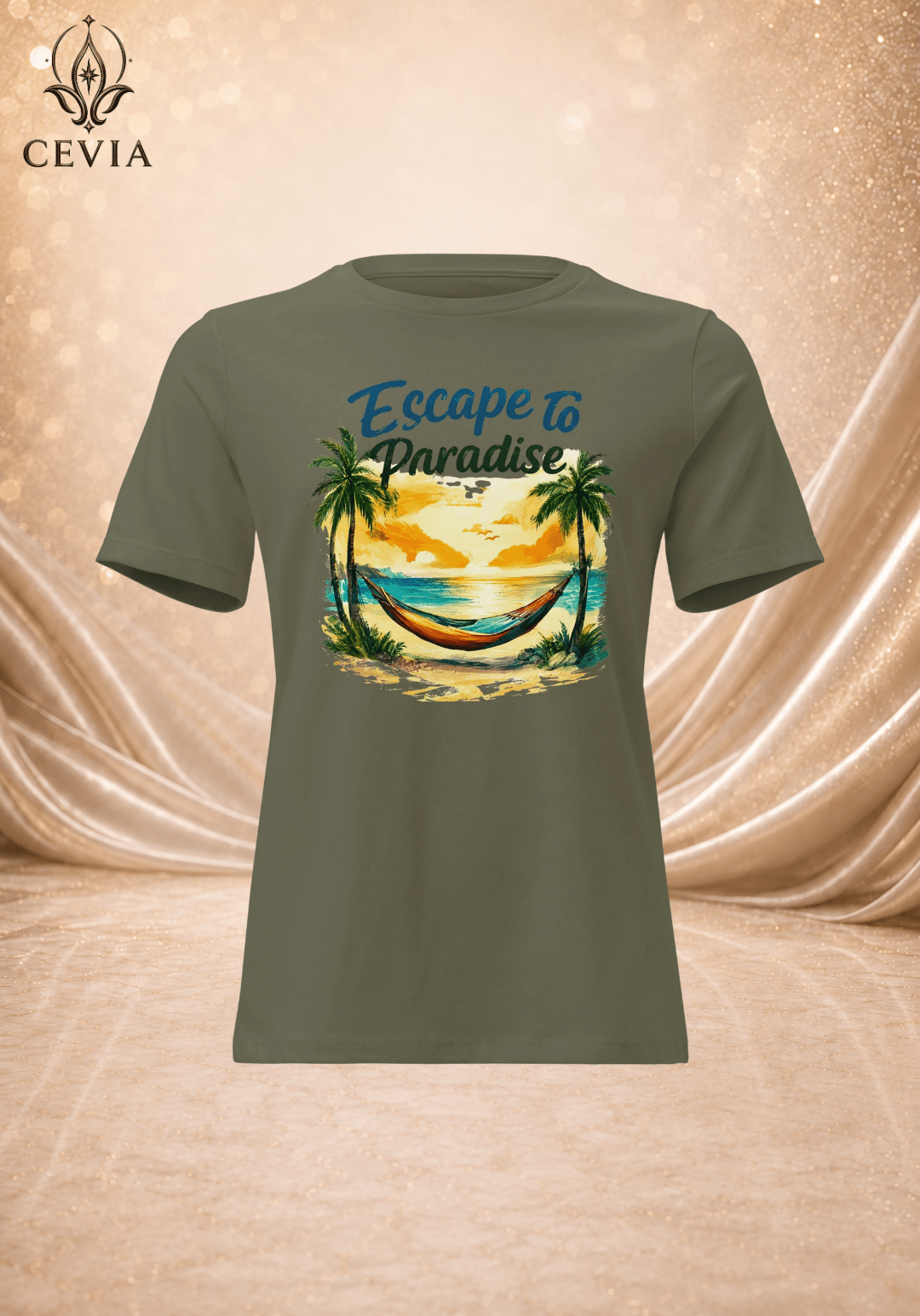 The Escape to Paradise Graphic Tee - CEVIA