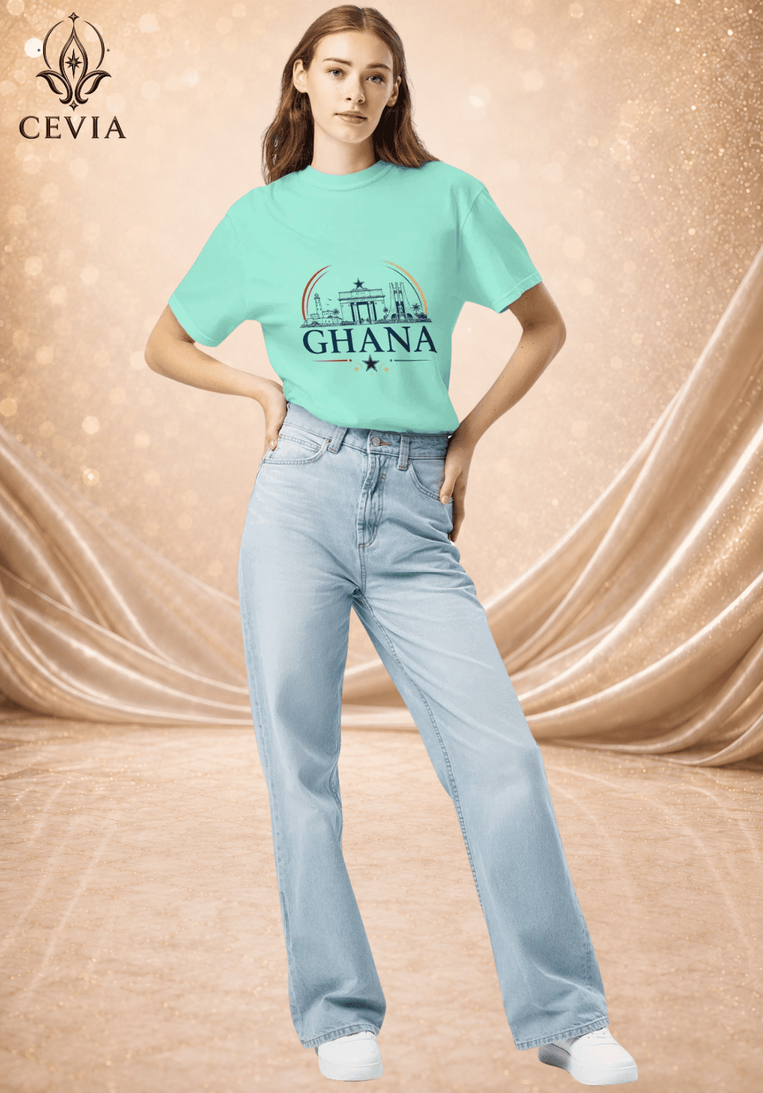 The Ghana Supporter Graphic Tee - CEVIA