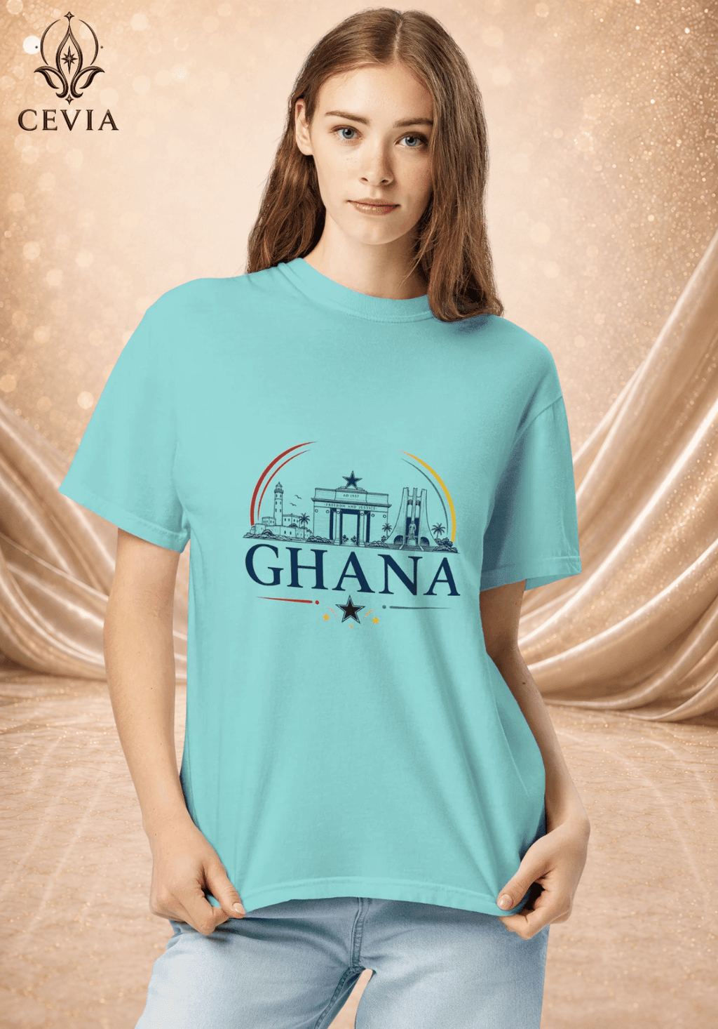 The Ghana Supporter Graphic Tee - CEVIA