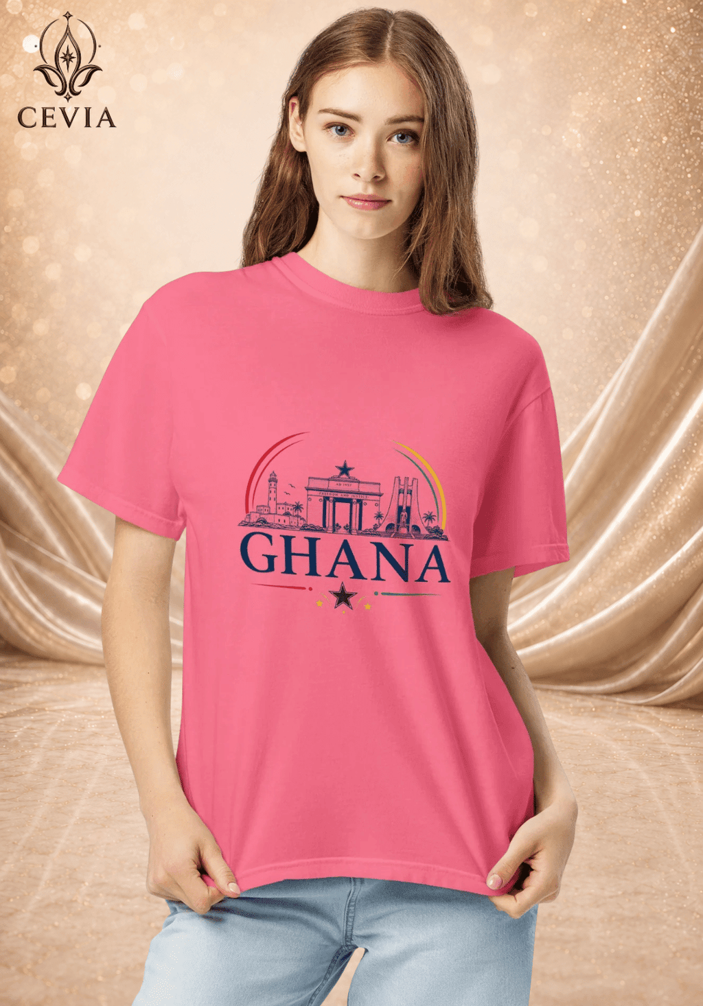 The Ghana Supporter Graphic Tee - CEVIA