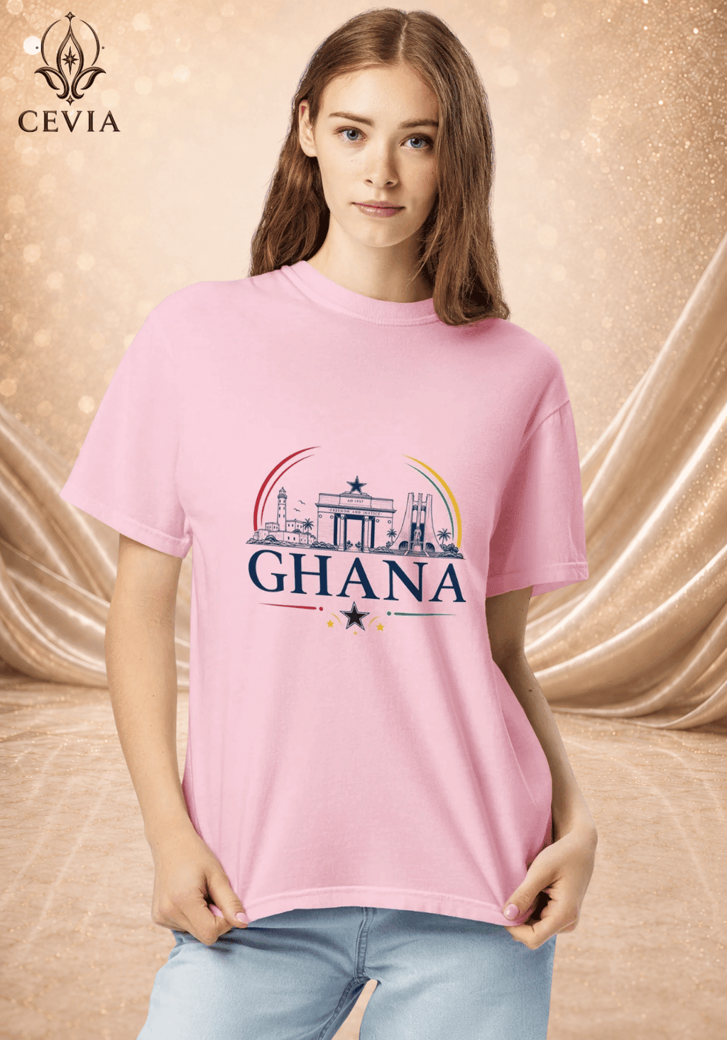 The Ghana Supporter Graphic Tee - CEVIA