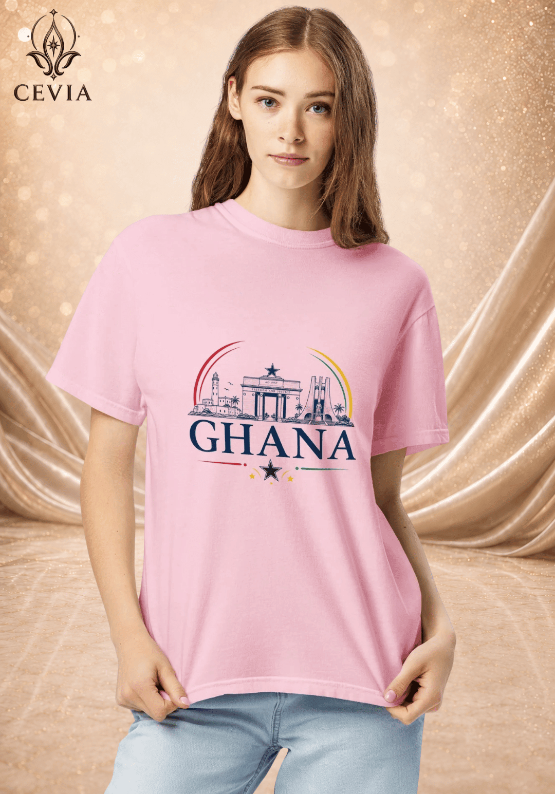 The Ghana Supporter Graphic Tee - CEVIA