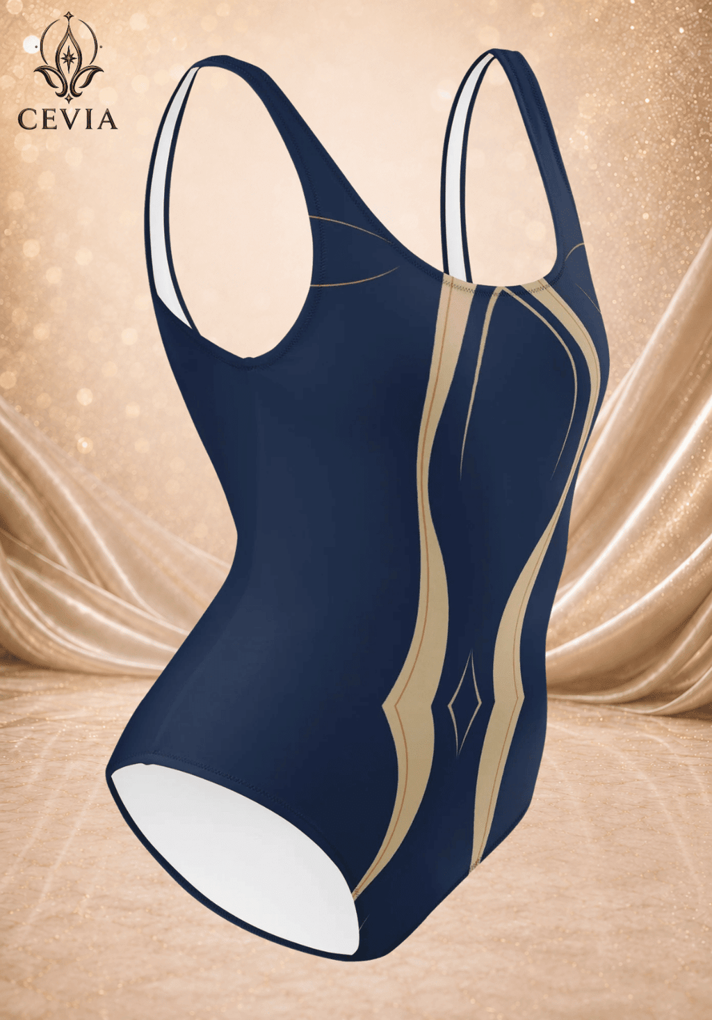 The Gilded Current One-Piece Swimsuit - CEVIA