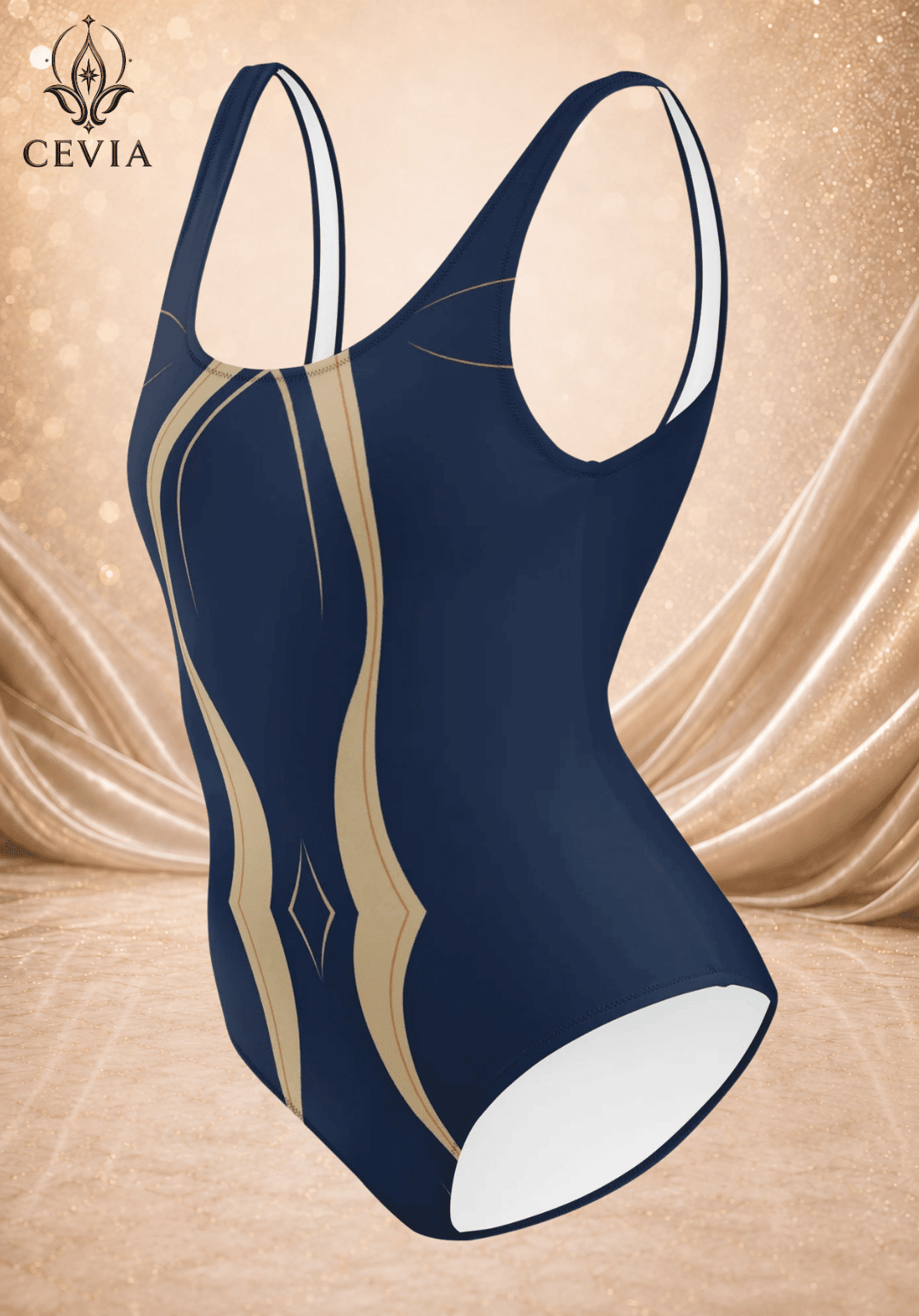 The Gilded Current One-Piece Swimsuit - CEVIA