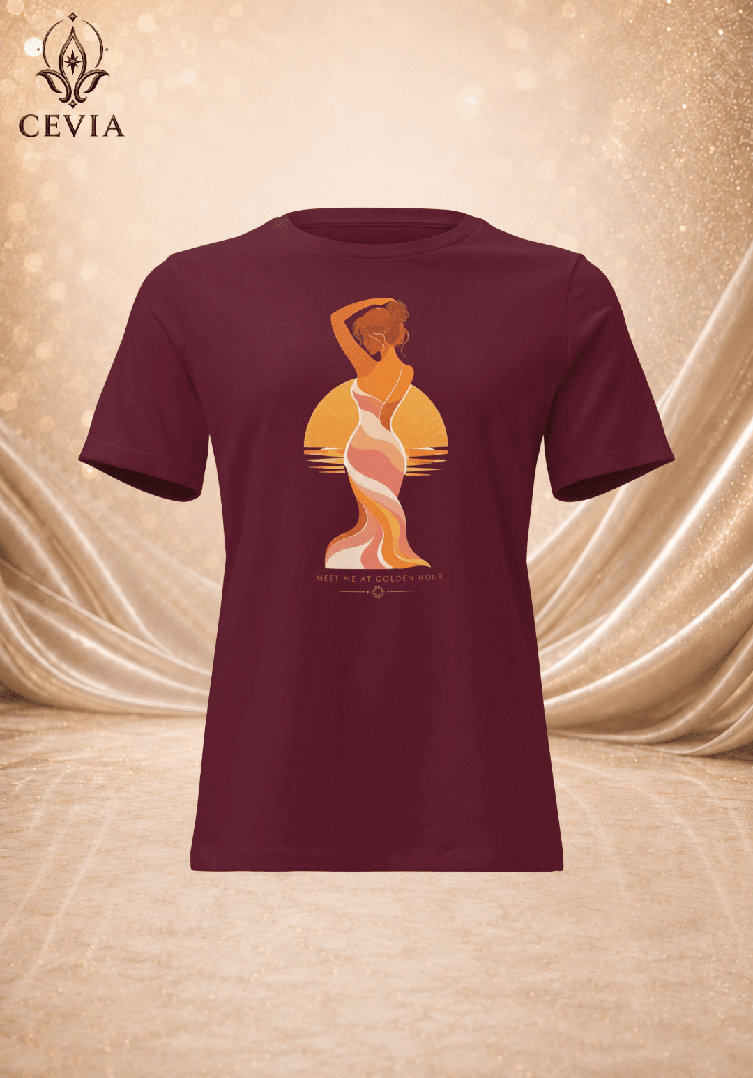 The Golden Hour Muse Graphic Tee - CEVIA