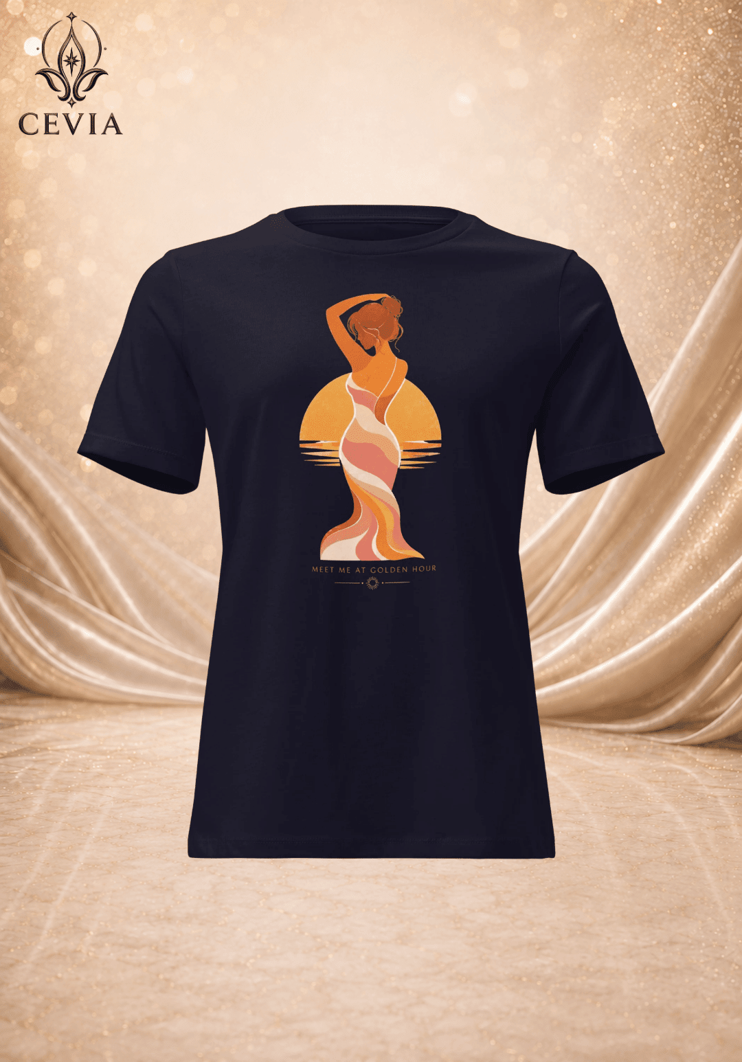 The Golden Hour Muse Graphic Tee - CEVIA