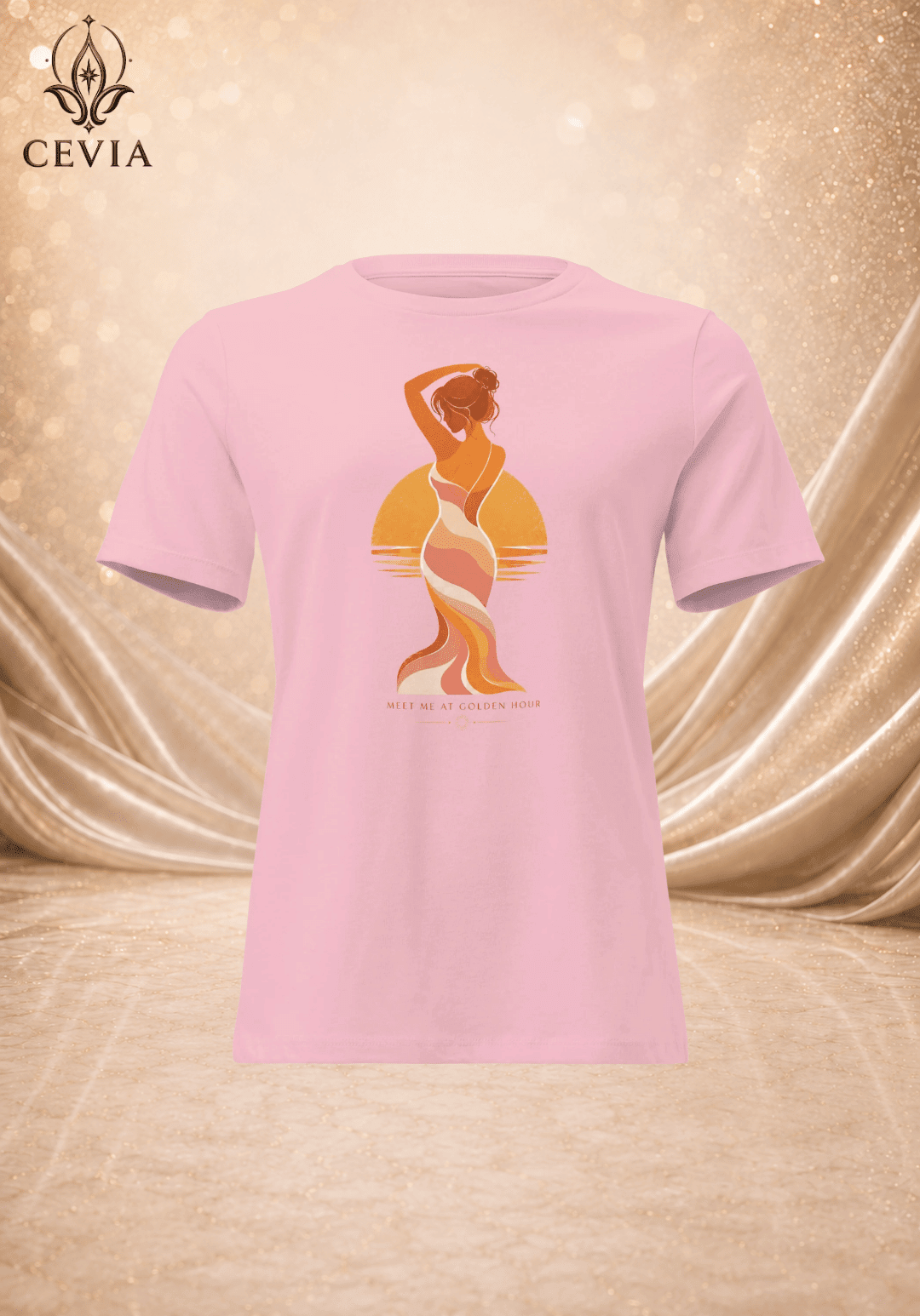 The Golden Hour Muse Graphic Tee - CEVIA