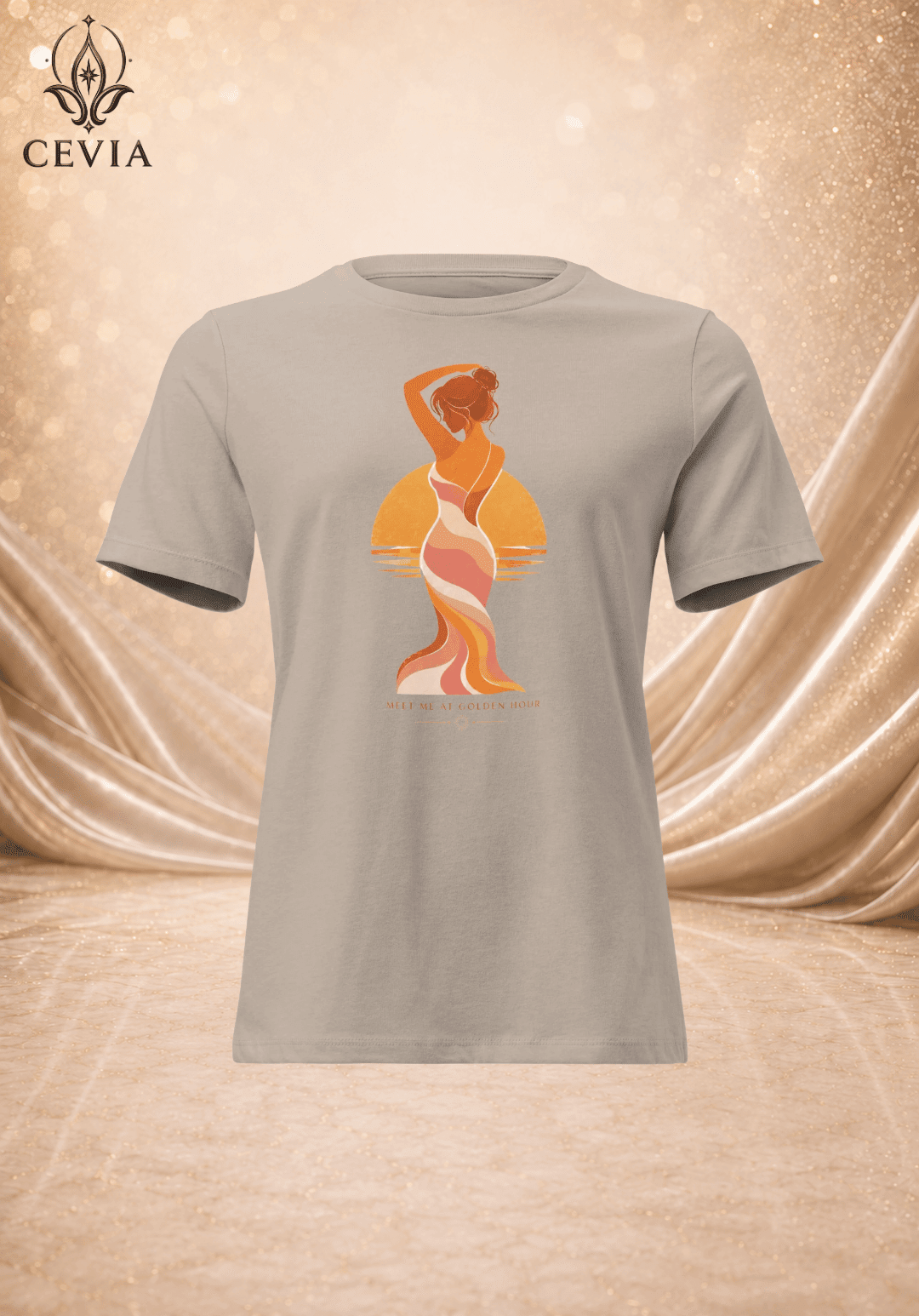 The Golden Hour Muse Graphic Tee - CEVIA