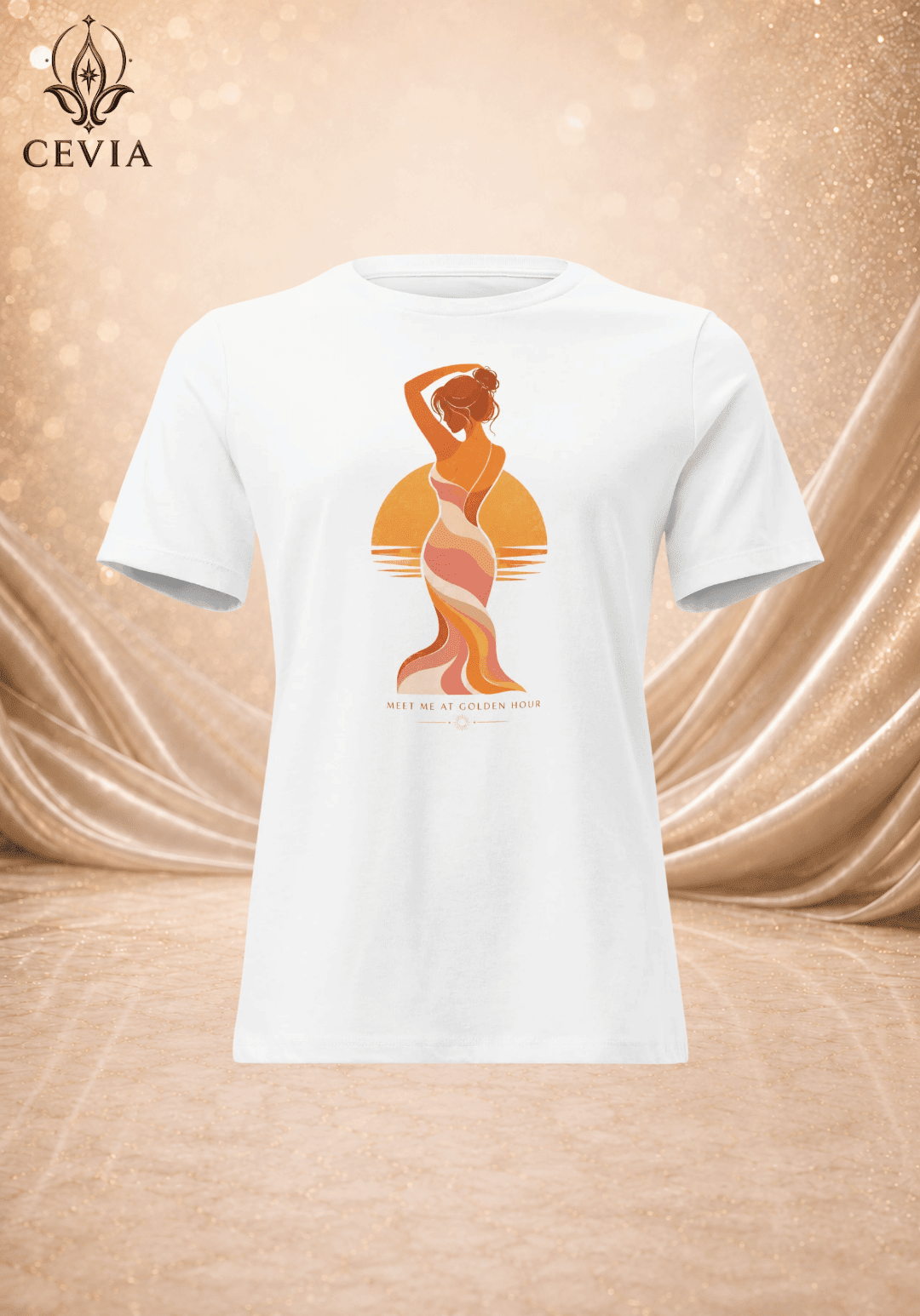 The Golden Hour Muse Graphic Tee - CEVIA