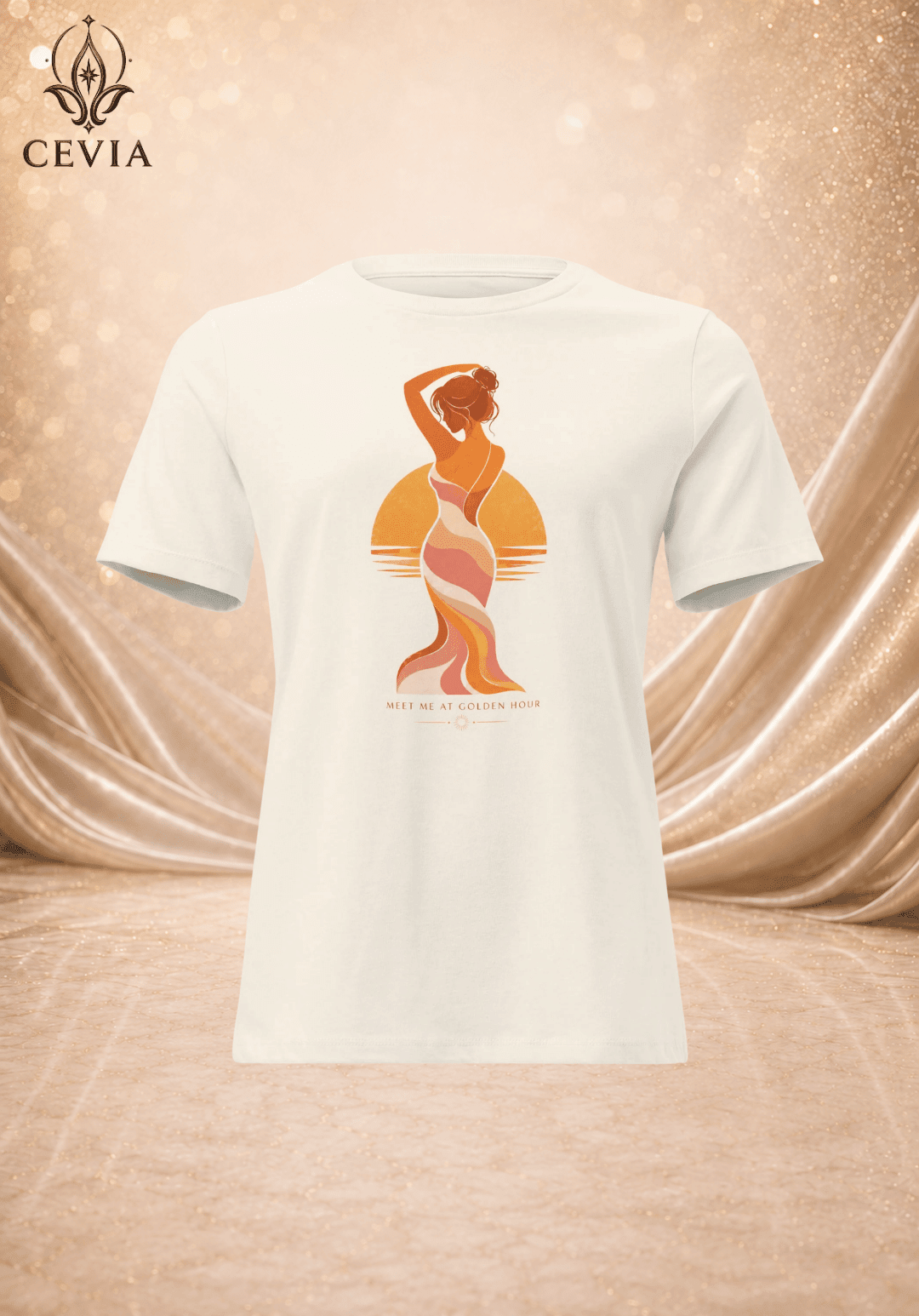 The Golden Hour Muse Graphic Tee - CEVIA