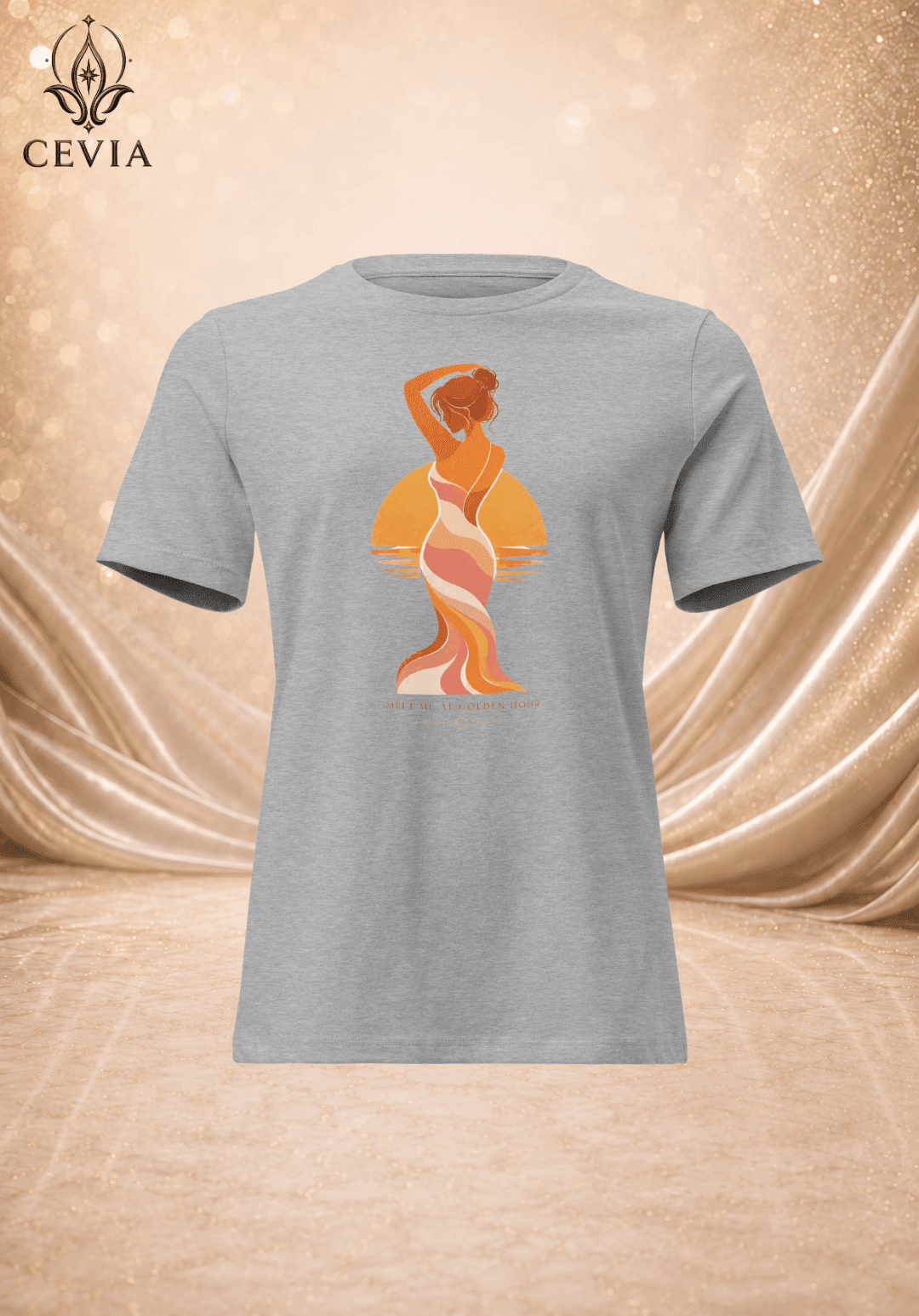 The Golden Hour Muse Graphic Tee - CEVIA
