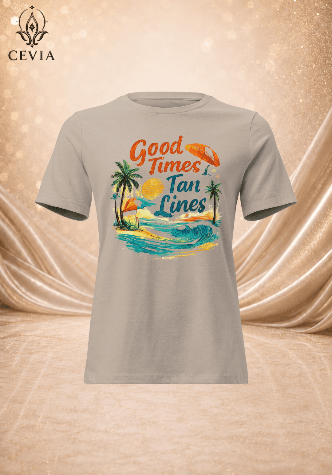The Good Times & Tan Lines Graphic Tee - CEVIA