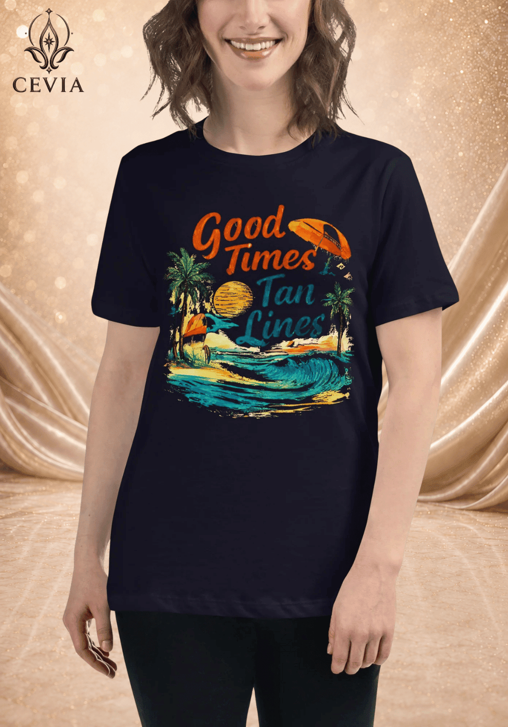 The Good Times & Tan Lines Graphic Tee - CEVIA