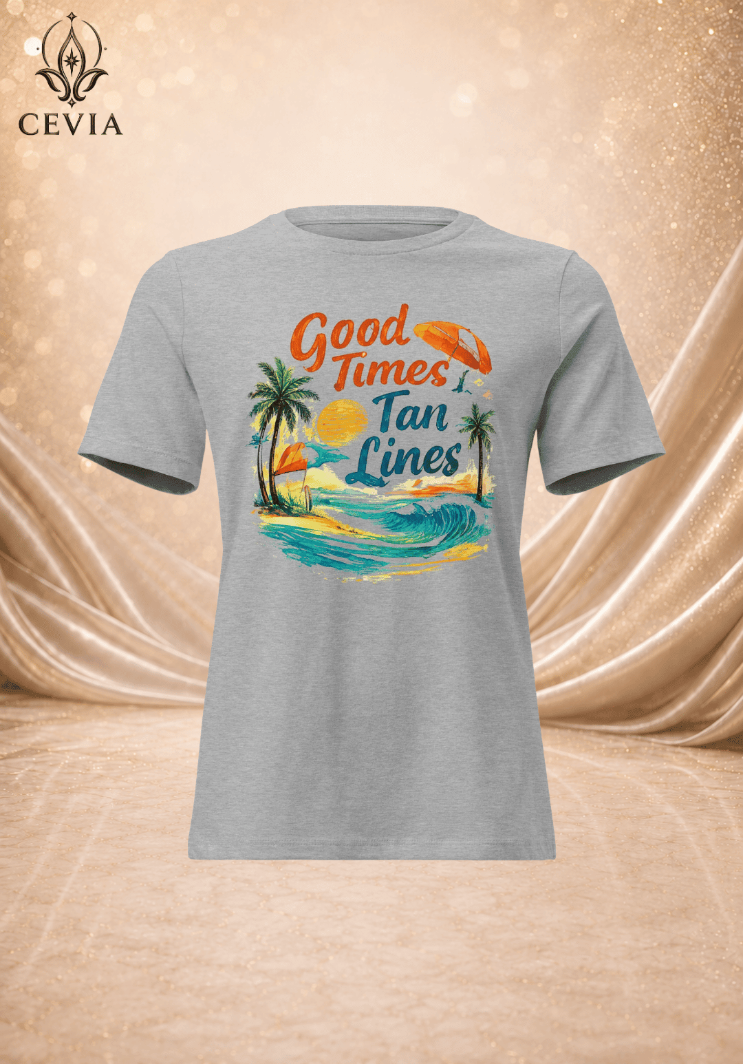 The Good Times & Tan Lines Graphic Tee - CEVIA