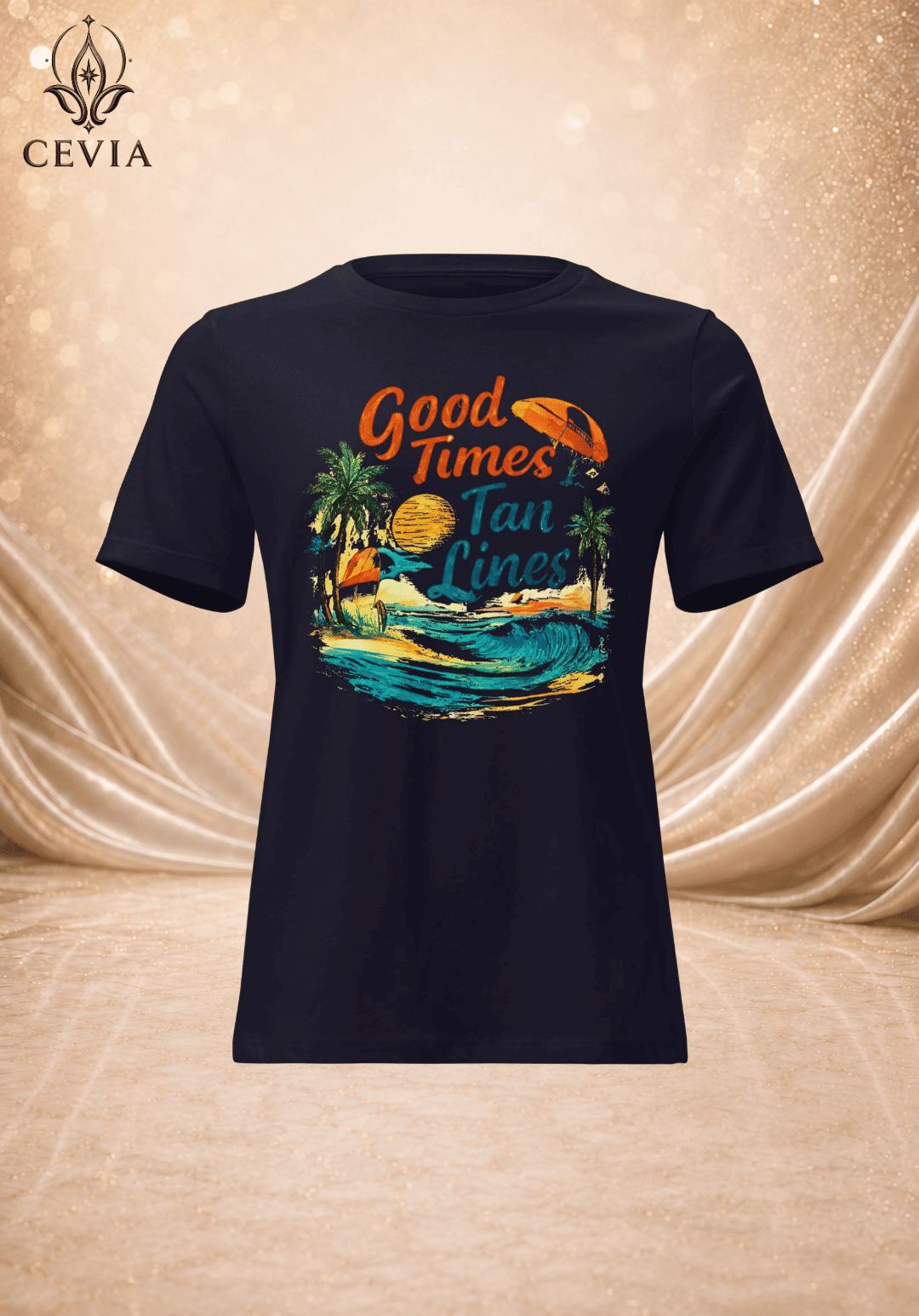 The Good Times & Tan Lines Graphic Tee - CEVIA
