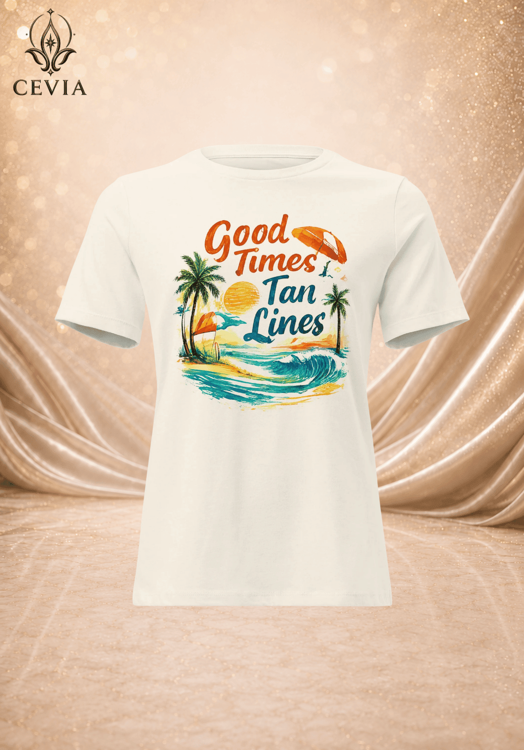 The Good Times & Tan Lines Graphic Tee - CEVIA
