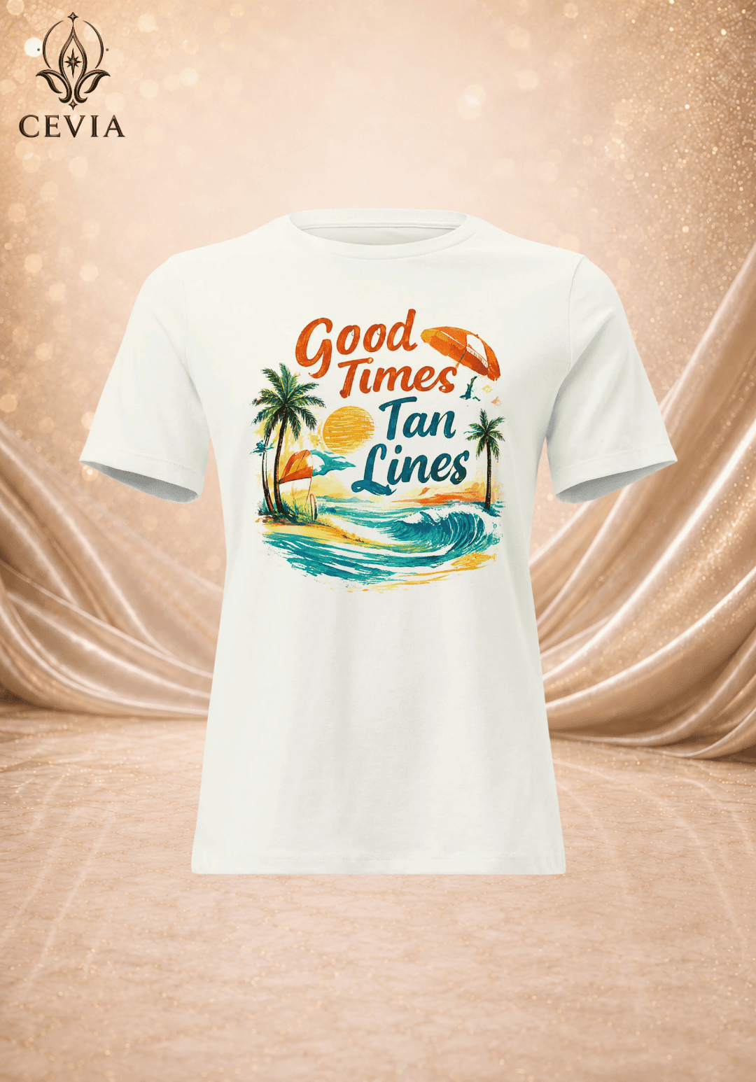 The Good Times & Tan Lines Graphic Tee - CEVIA