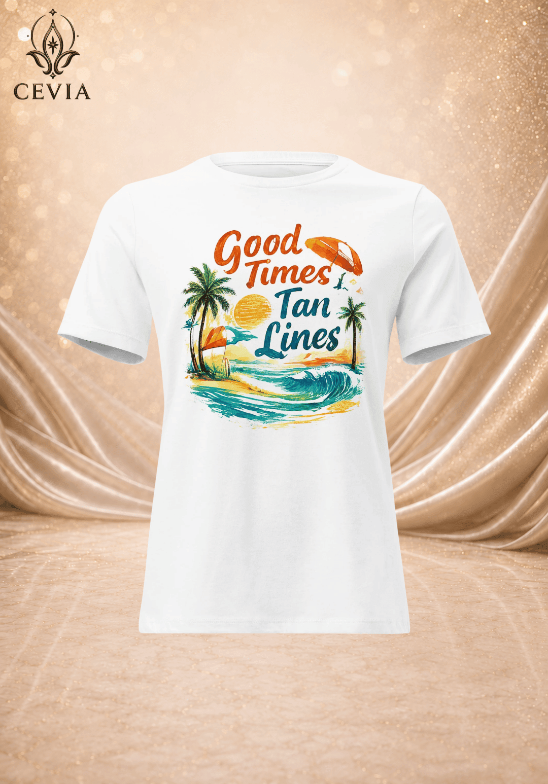 The Good Times & Tan Lines Graphic Tee - CEVIA