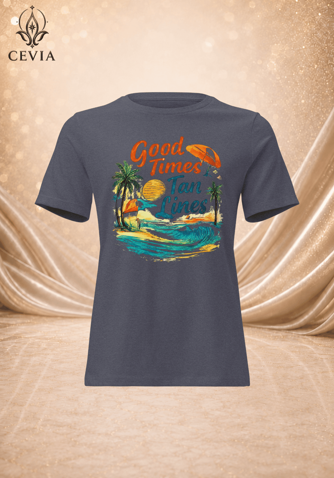 The Good Times & Tan Lines Graphic Tee - CEVIA