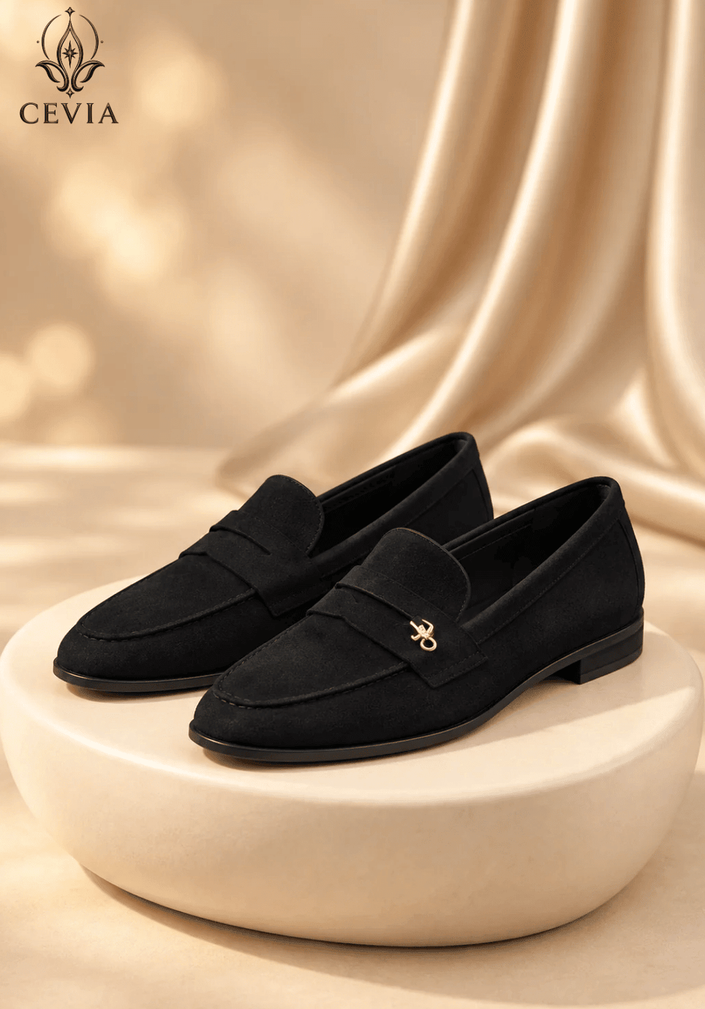The Heritage Suede Loafers - CEVIA