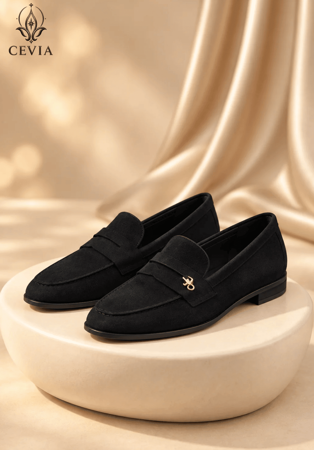 The Heritage Suede Loafers - CEVIA