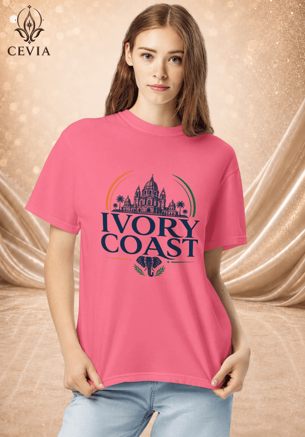 The Ivory Coast Supporter Graphic Tee - CEVIA