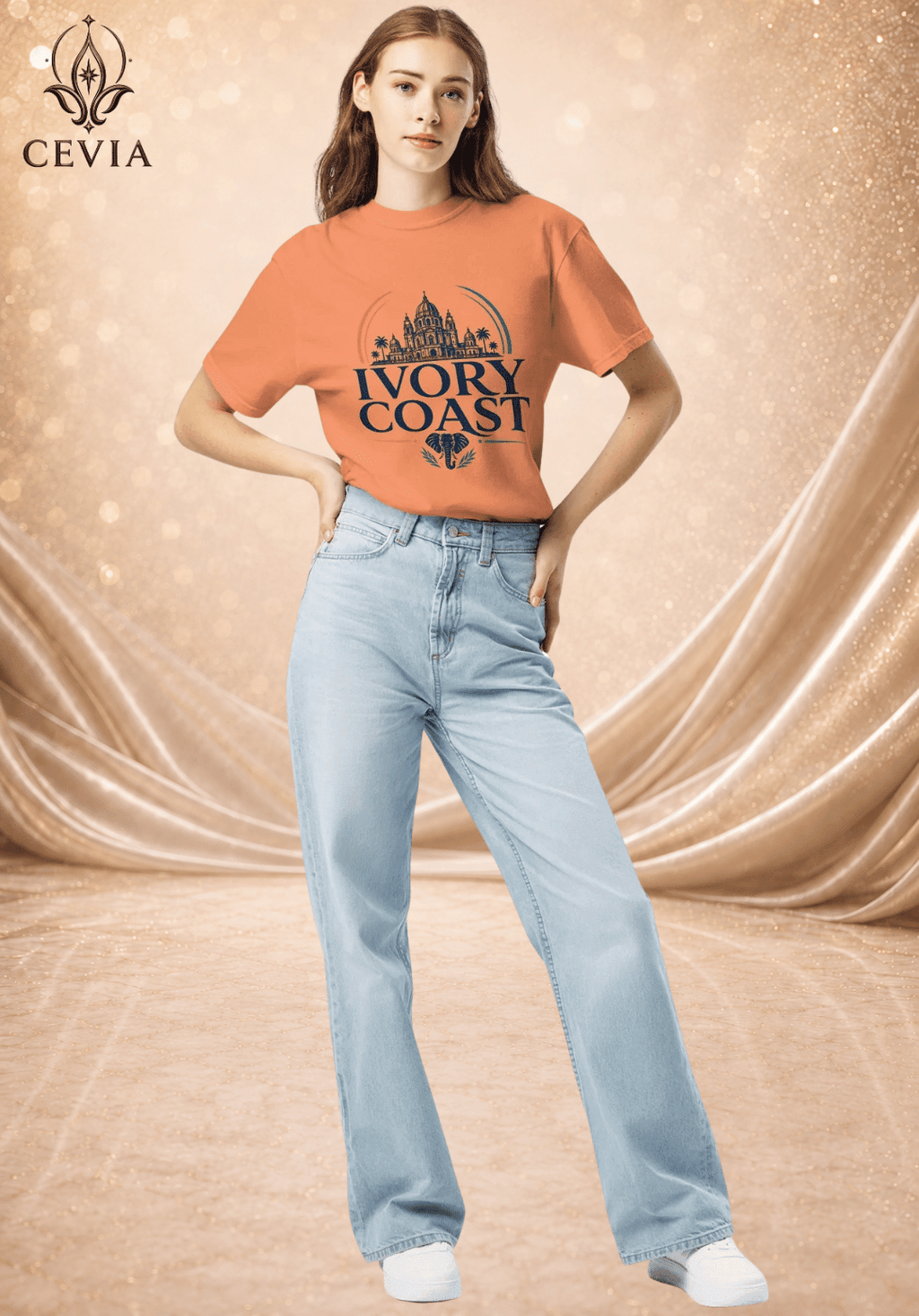 The Ivory Coast Supporter Graphic Tee - CEVIA